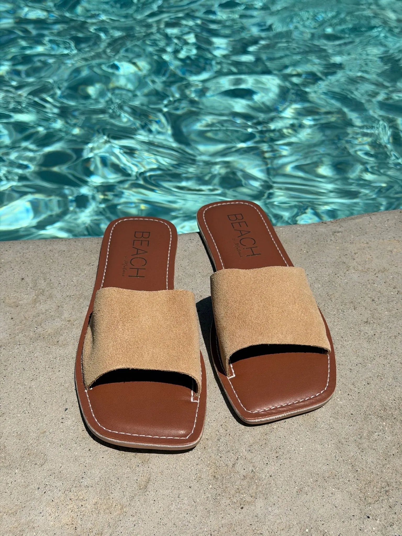 Bali Slide Sandal in Cream sold by Glitzy Bella product image thumbnail 3