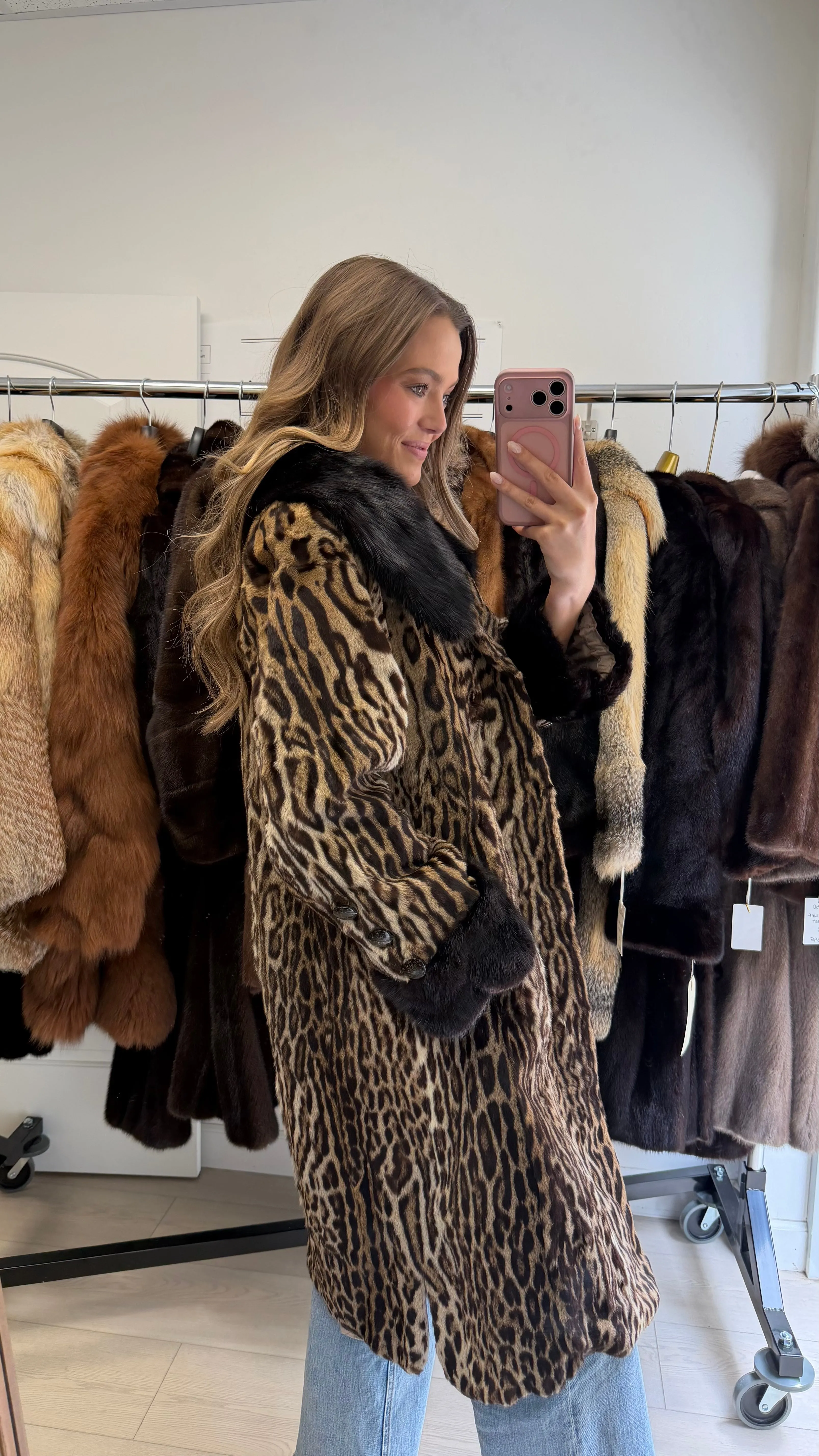 #18 Vintage Mink & Rabbit Fur Stroller Size S/M sold by Glitzy Bella product image thumbnail 2
