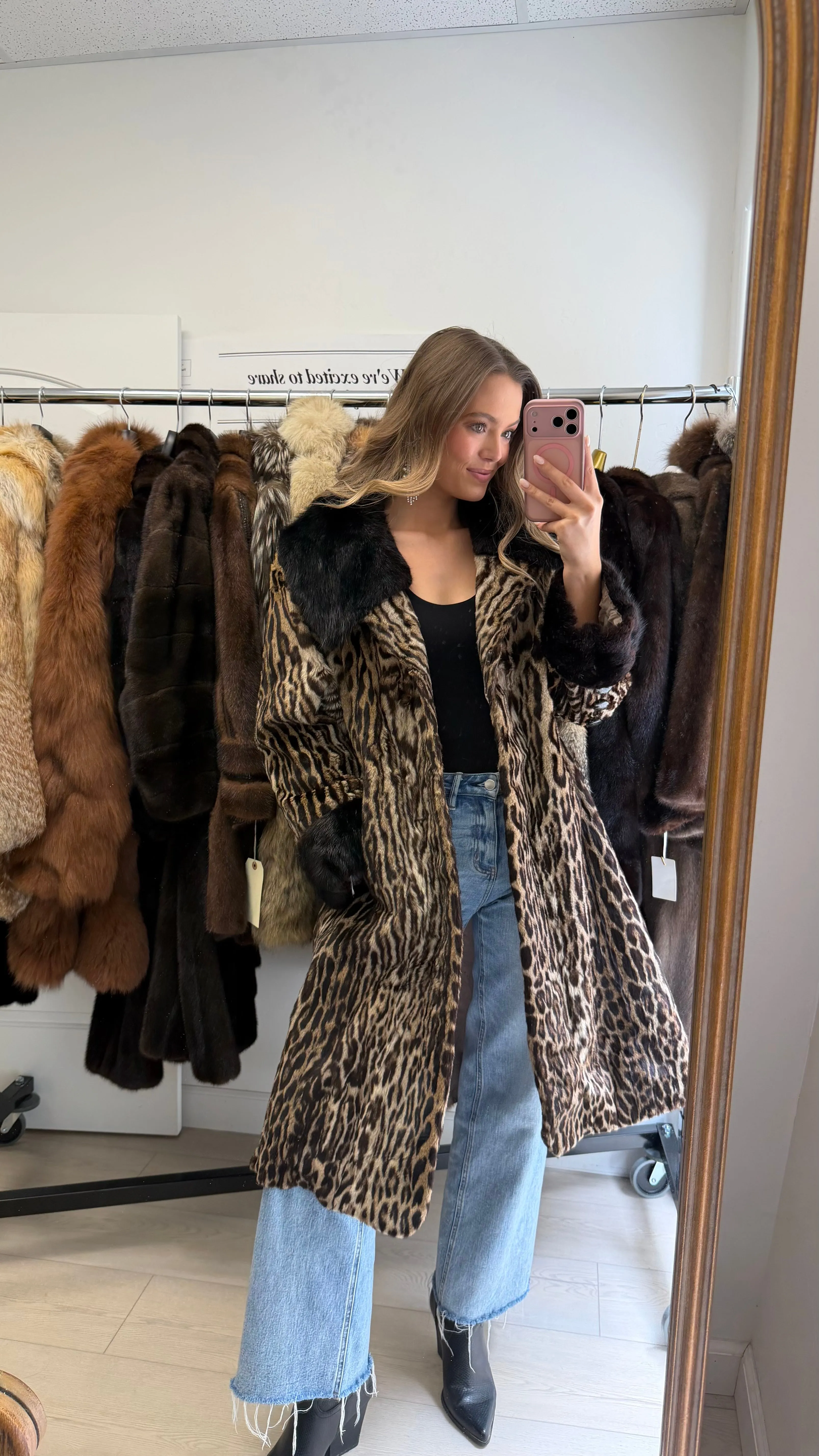 #18 Vintage Mink & Rabbit Fur Stroller Size S/M sold by Glitzy Bella product image thumbnail 3