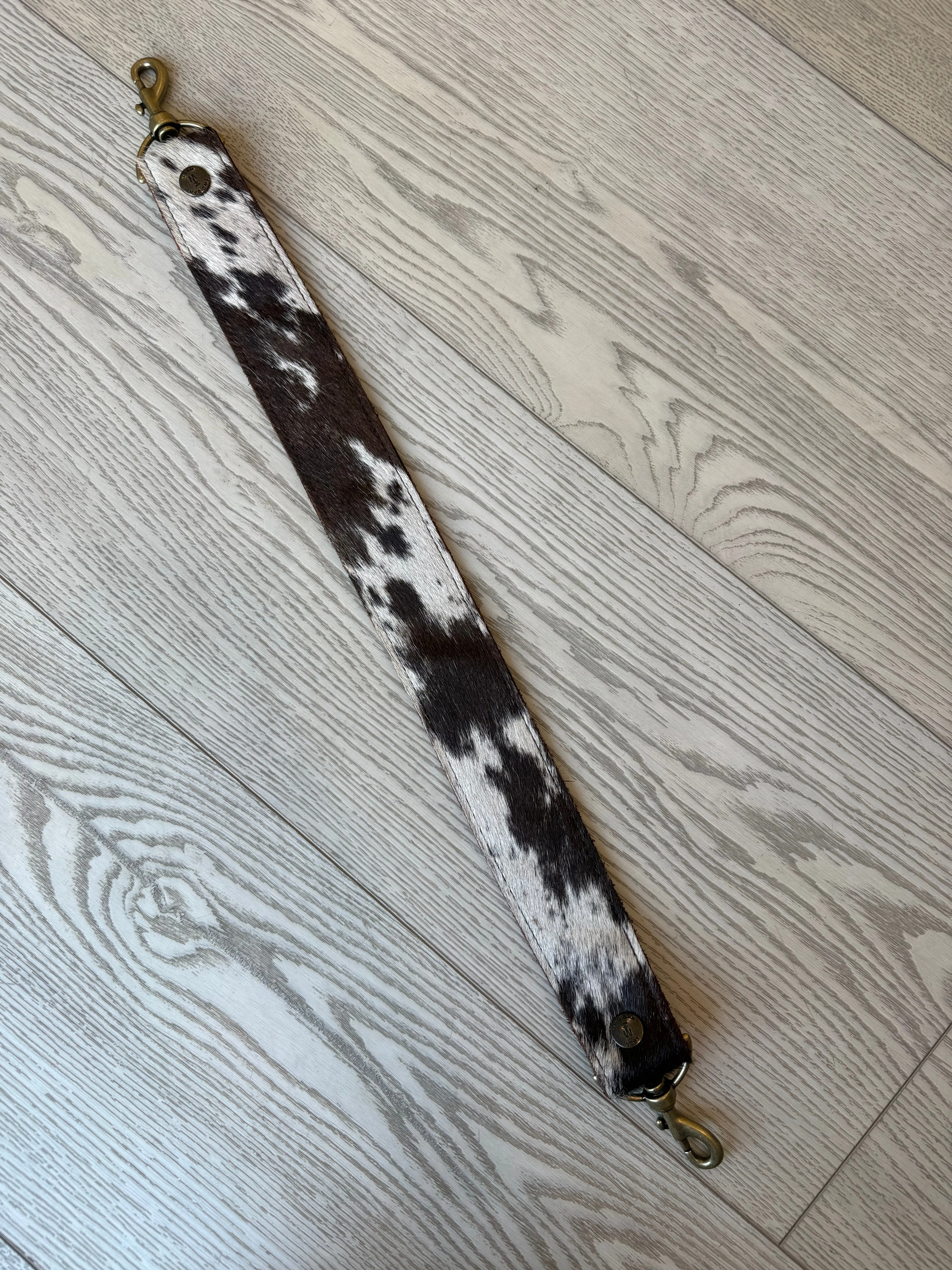 Brown Cowhide Shoulder Strap sold by Glitzy Bella