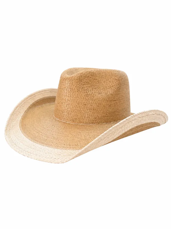 Wildest Dreams Two Tone Straw Cowboy Hat made by ASN