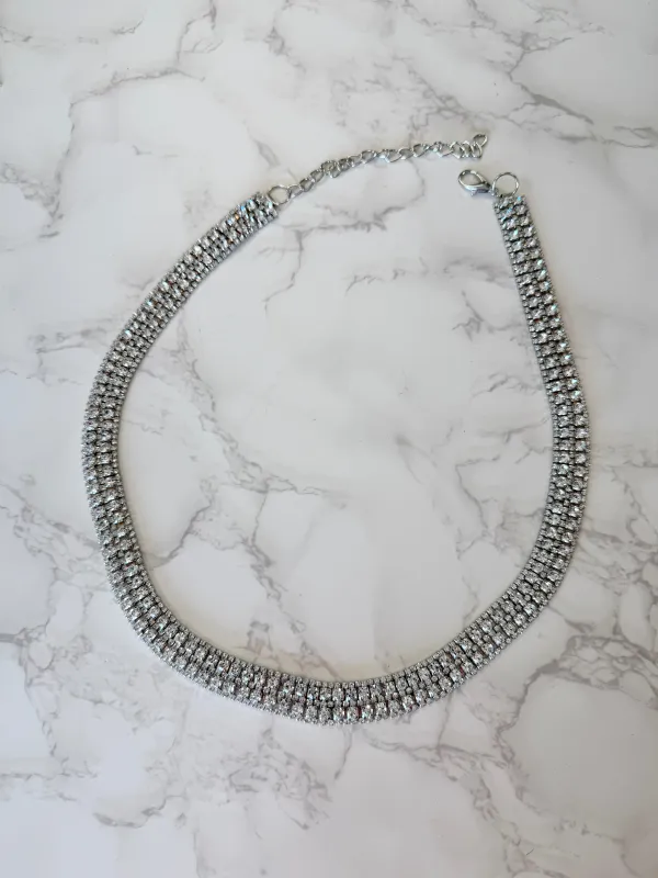 The Lauren Crystal Belt made by Glitzy Bella