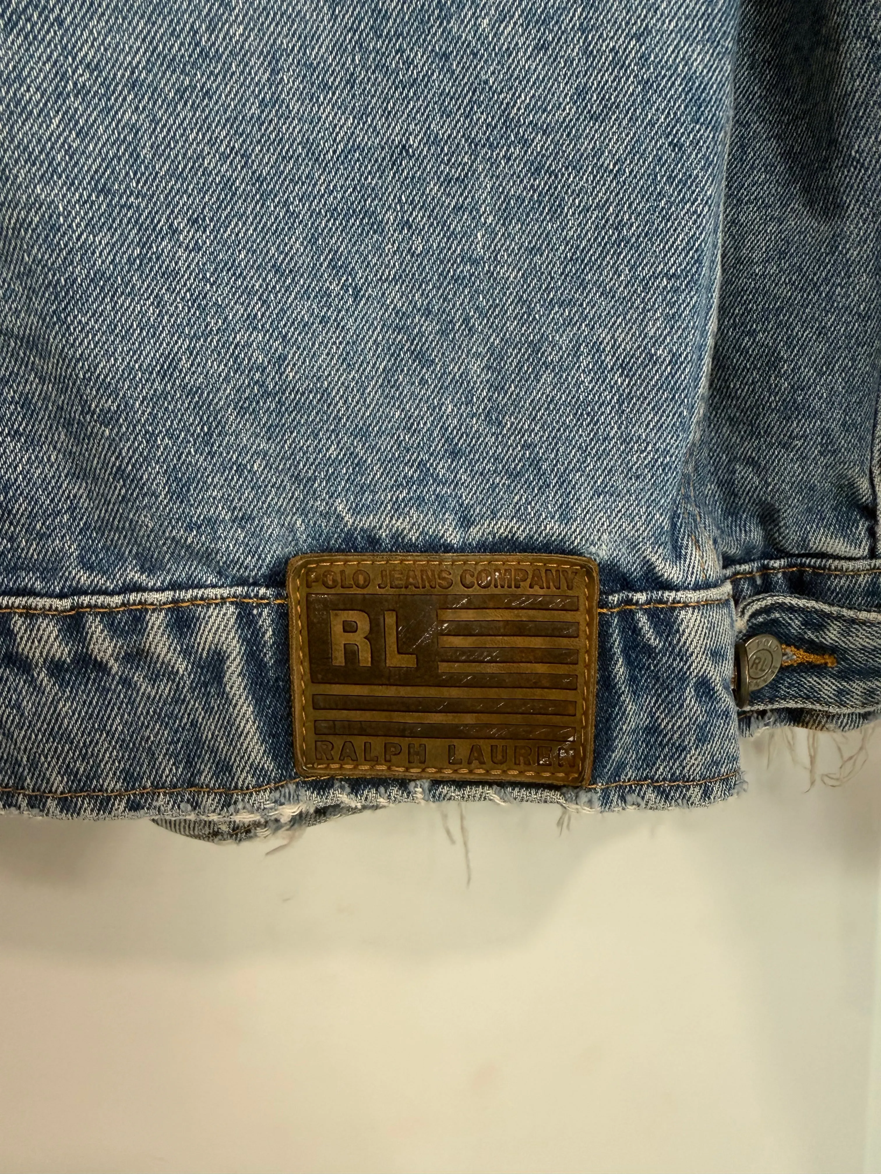 NEW!! Vintage Ralph Lauren Denim American Flag Jacket Size XL sold by Glitzy Bella product image thumbnail 4