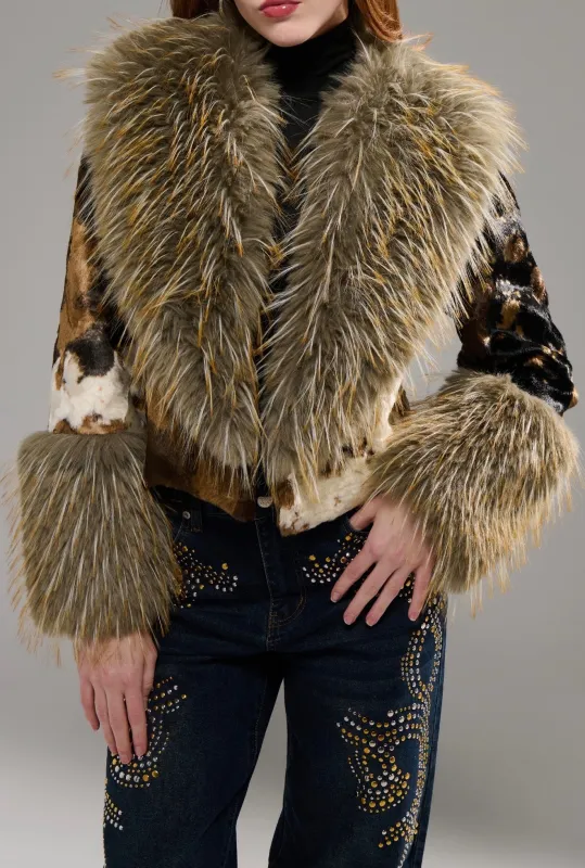 Bree Faux Fur Jacket - PREORDER made by Azalea Wang