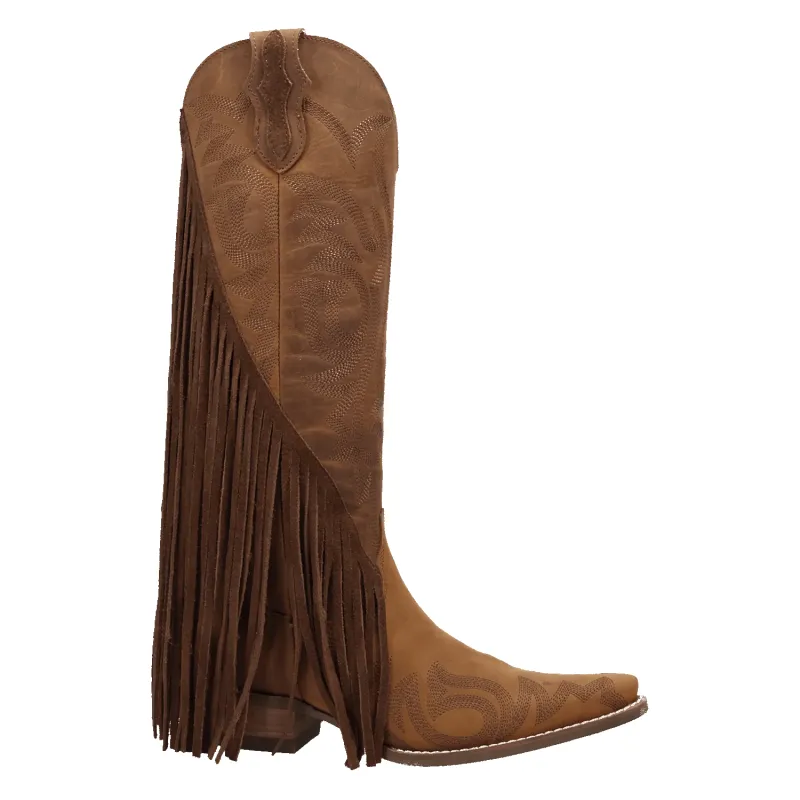 Walk West Leather Boot - Brown made by dingo