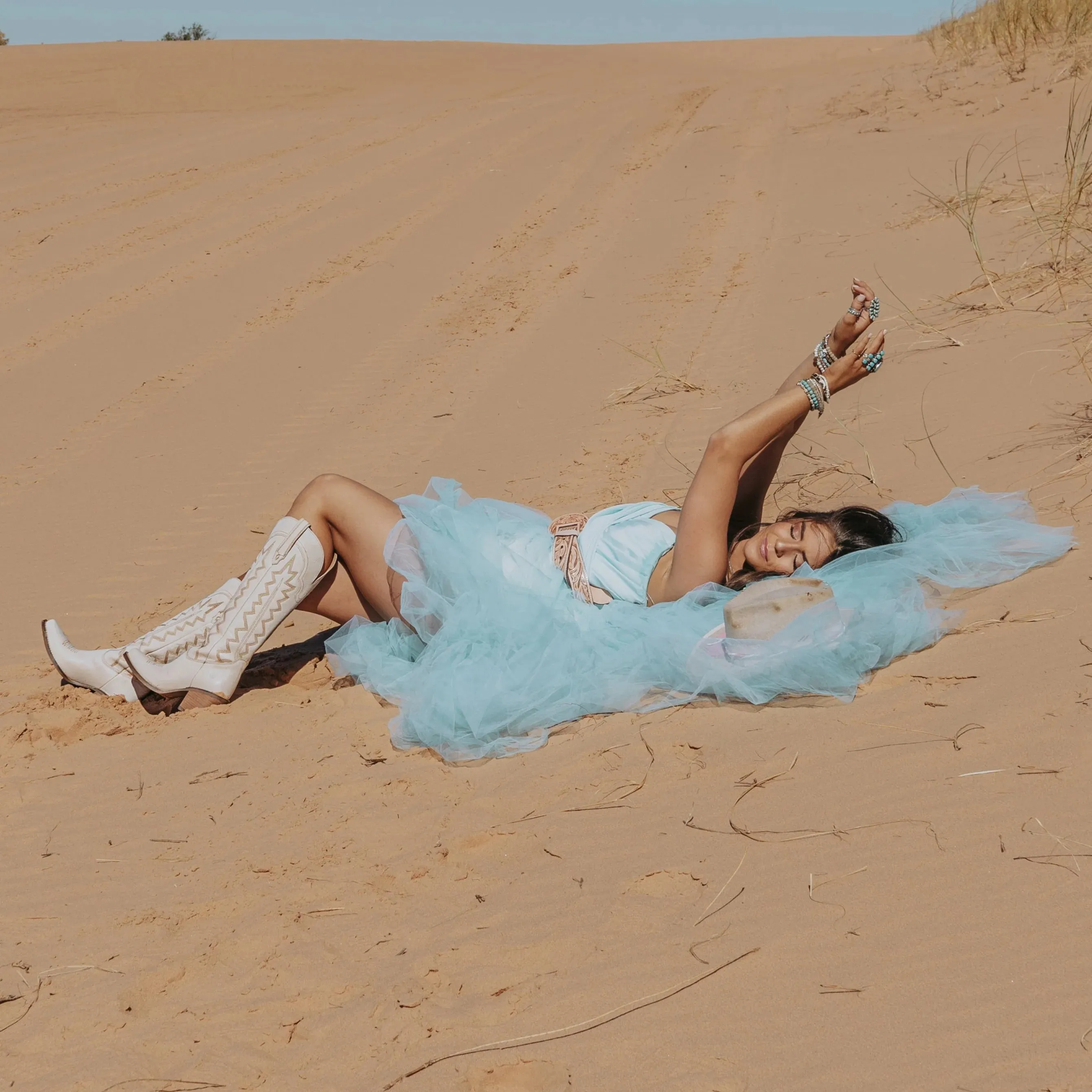 High Cotton Leather Boot - Sand sold by Glitzy Bella product image thumbnail 4