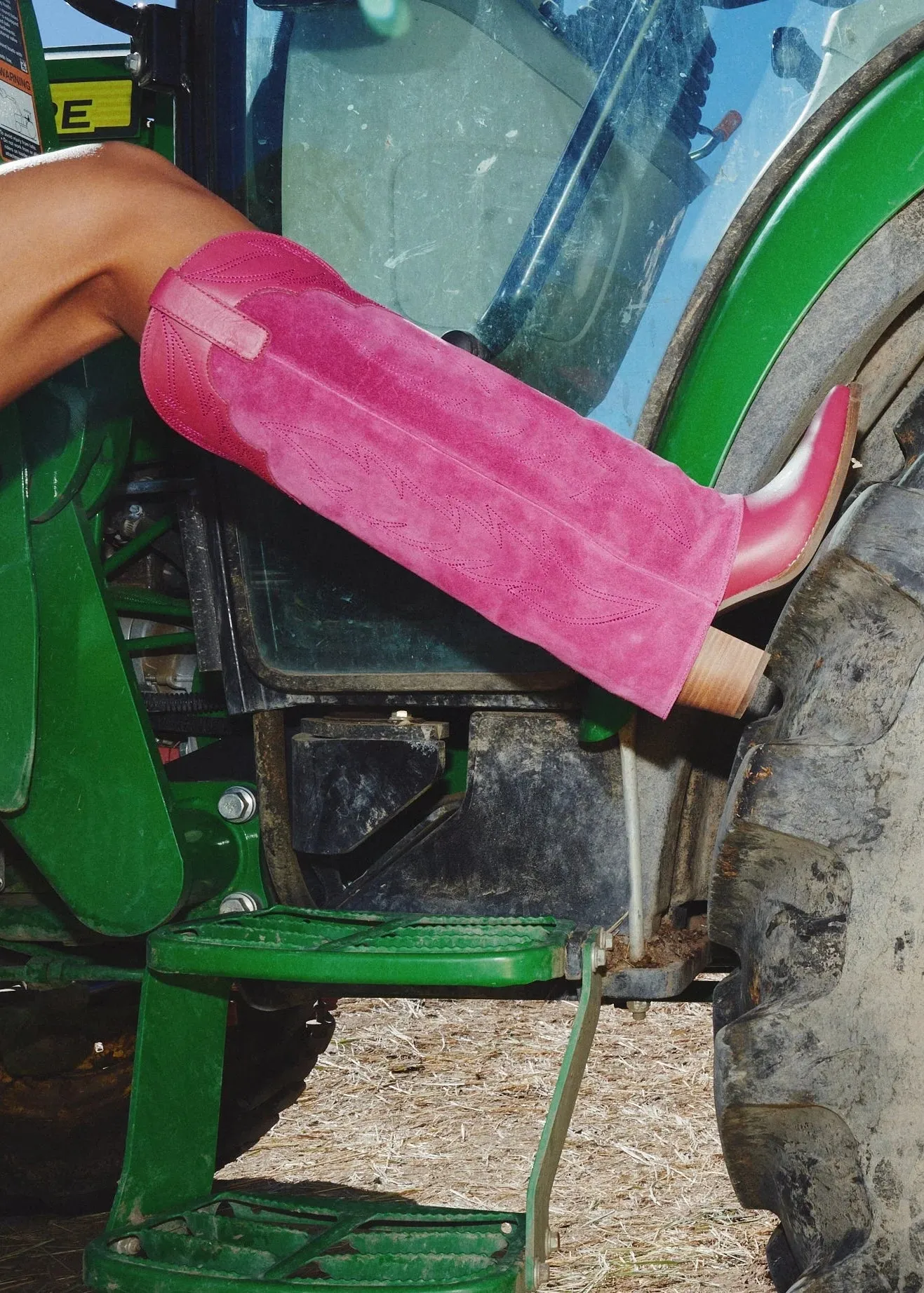 Wild Fire Leather Boot - Pink sold by Glitzy Bella