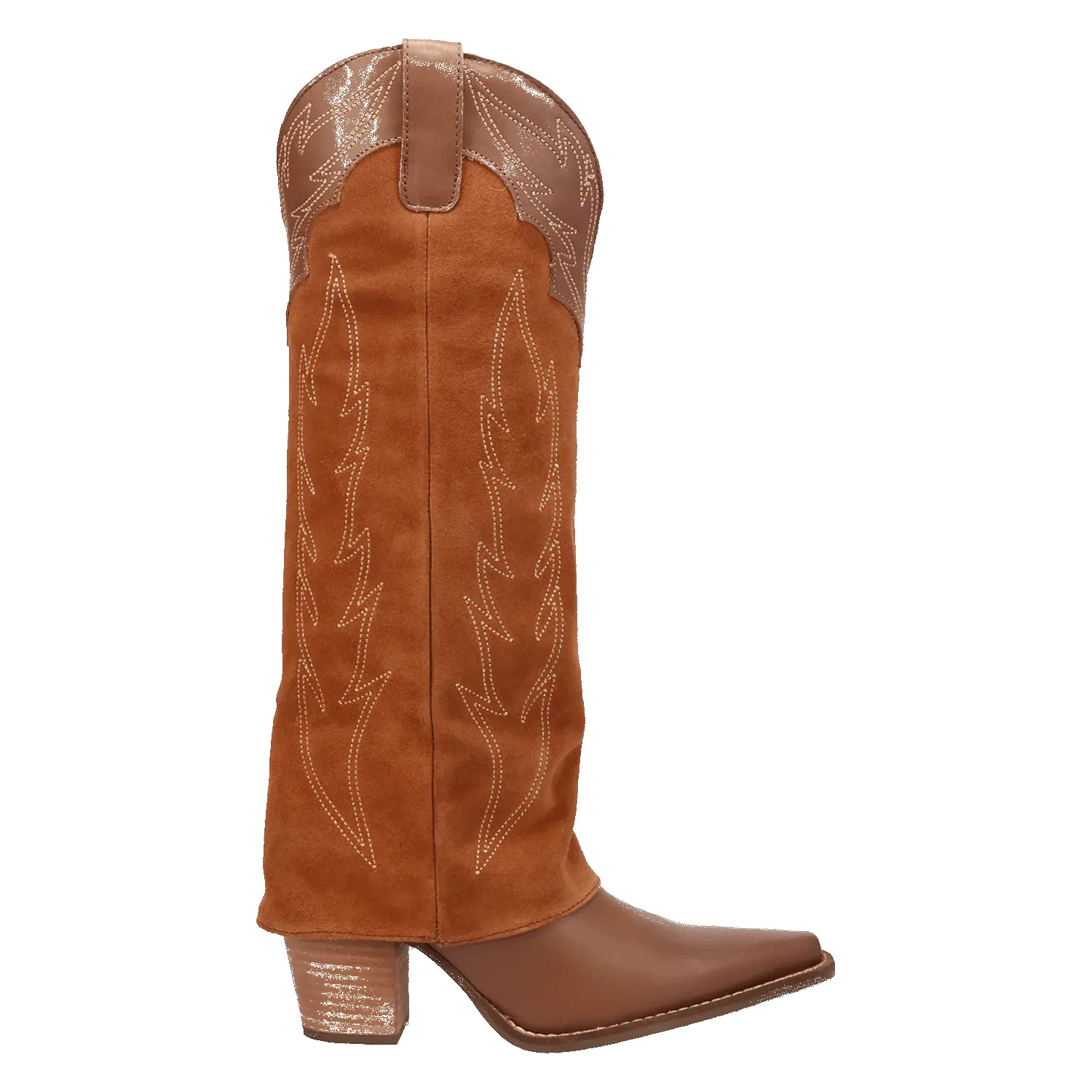Wild Fire Leather Boot - Brown sold by Glitzy Bella product image thumbnail 3