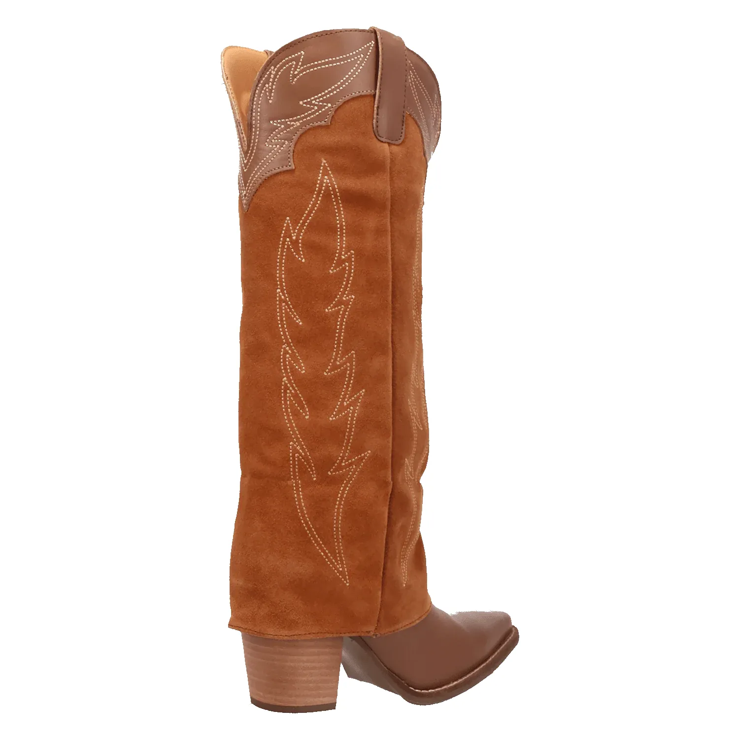 Wild Fire Leather Boot - Brown sold by Glitzy Bella product image thumbnail 5