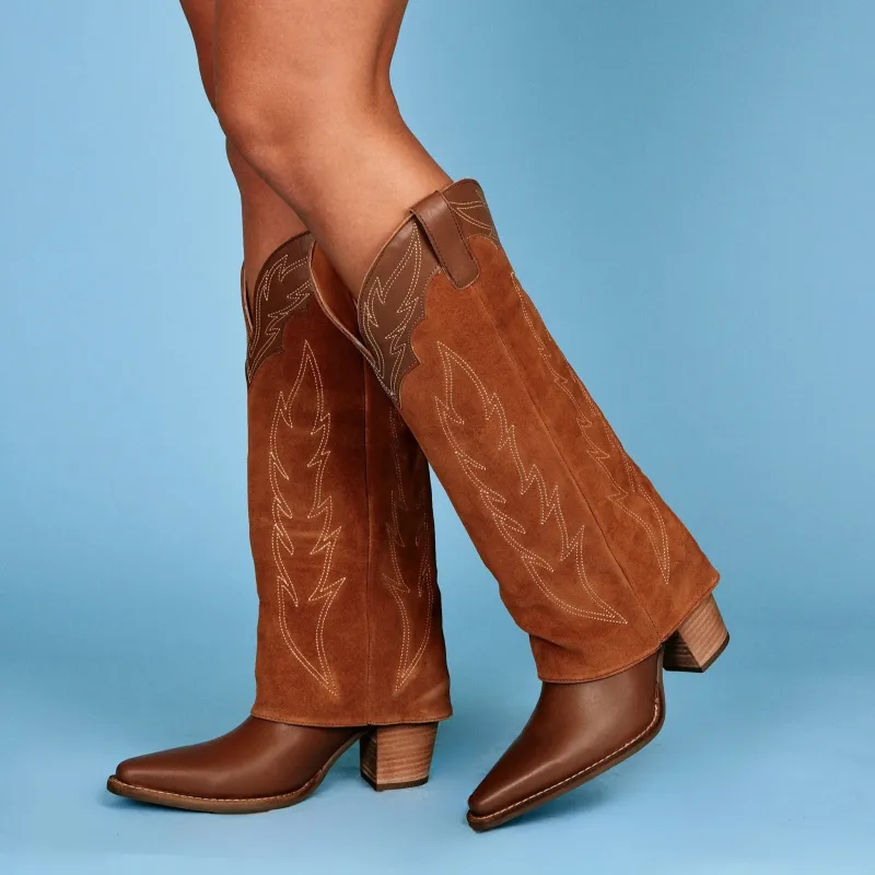 Wild Fire Leather Boot - Brown made by dingo