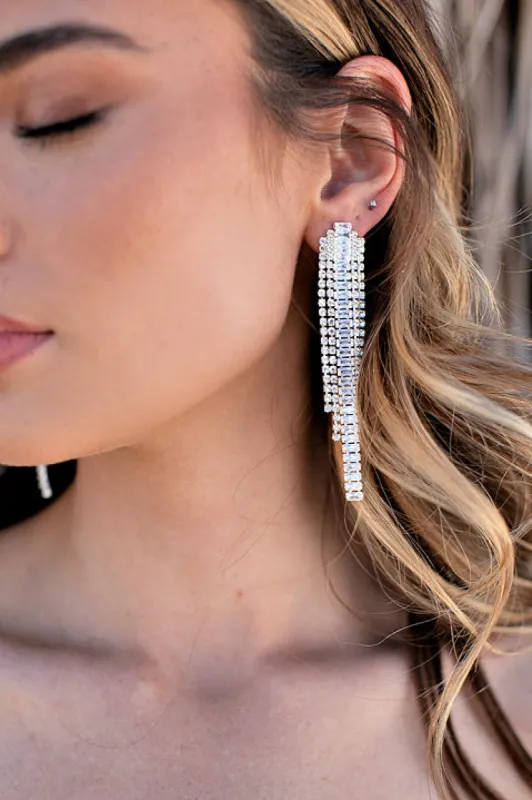 NEW!! Crystal Art Deco Drop Earring sold by Glitzy Bella