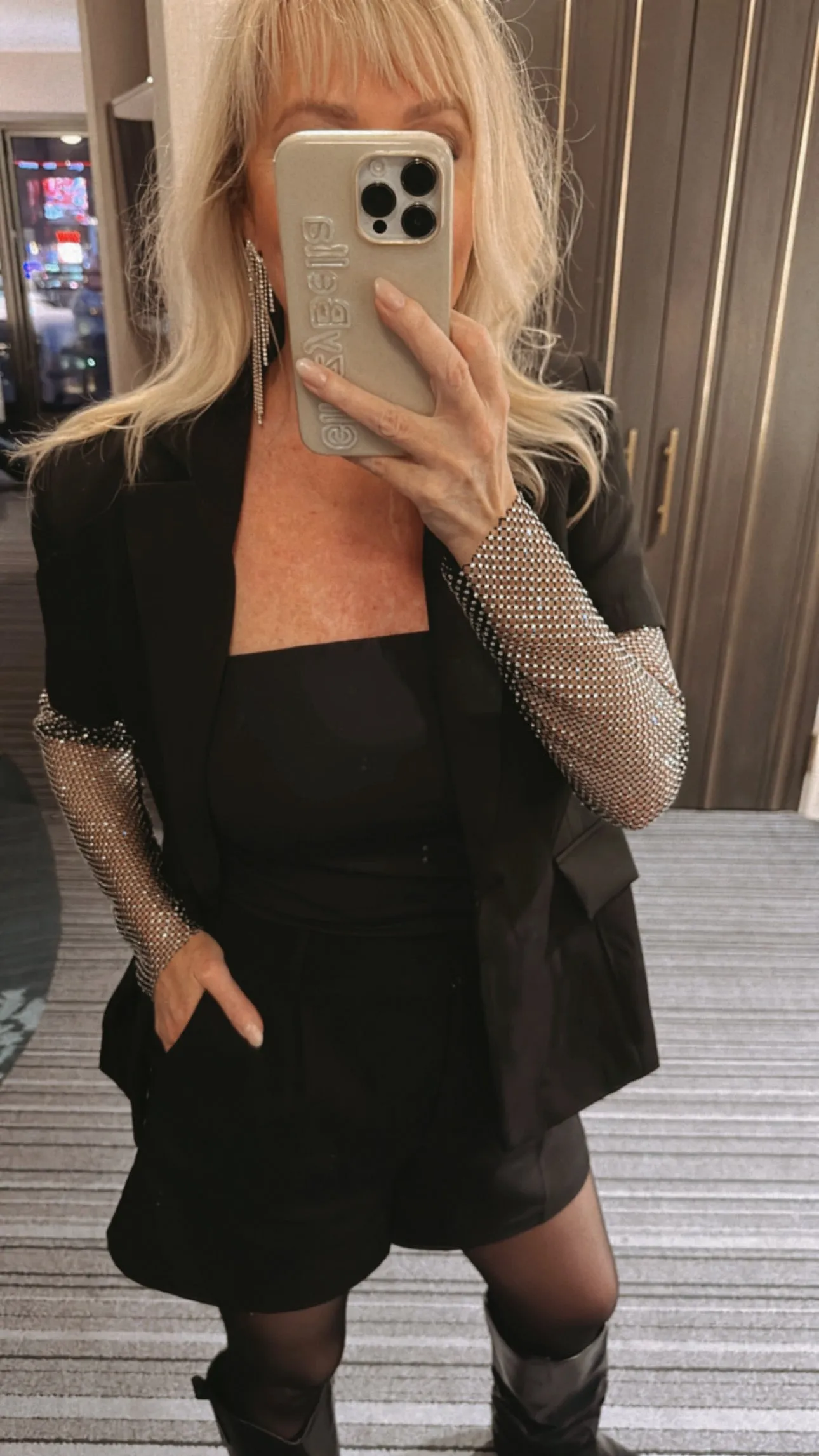 NEW!! The Victoria Crystal Drop Earring sold by Glitzy Bella product image thumbnail 3