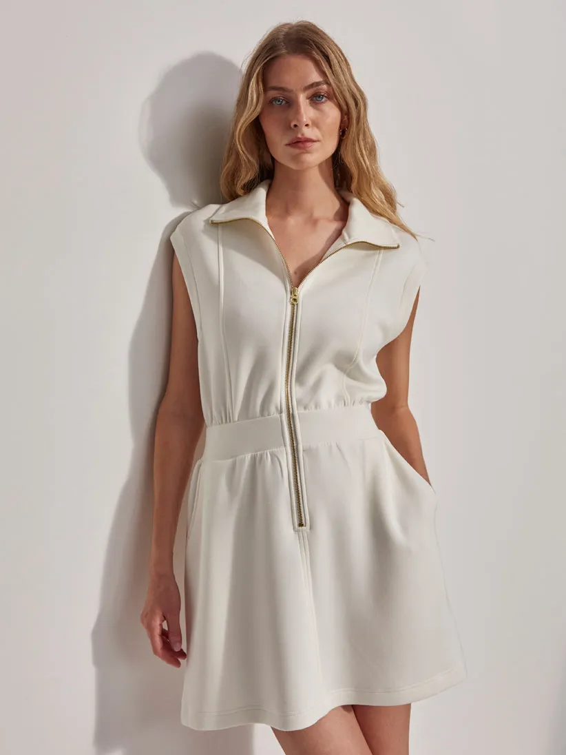 FINAL SALE!! Rosannah Zip Dress in Ivory by VARLEY sold by Glitzy Bella product image thumbnail 3