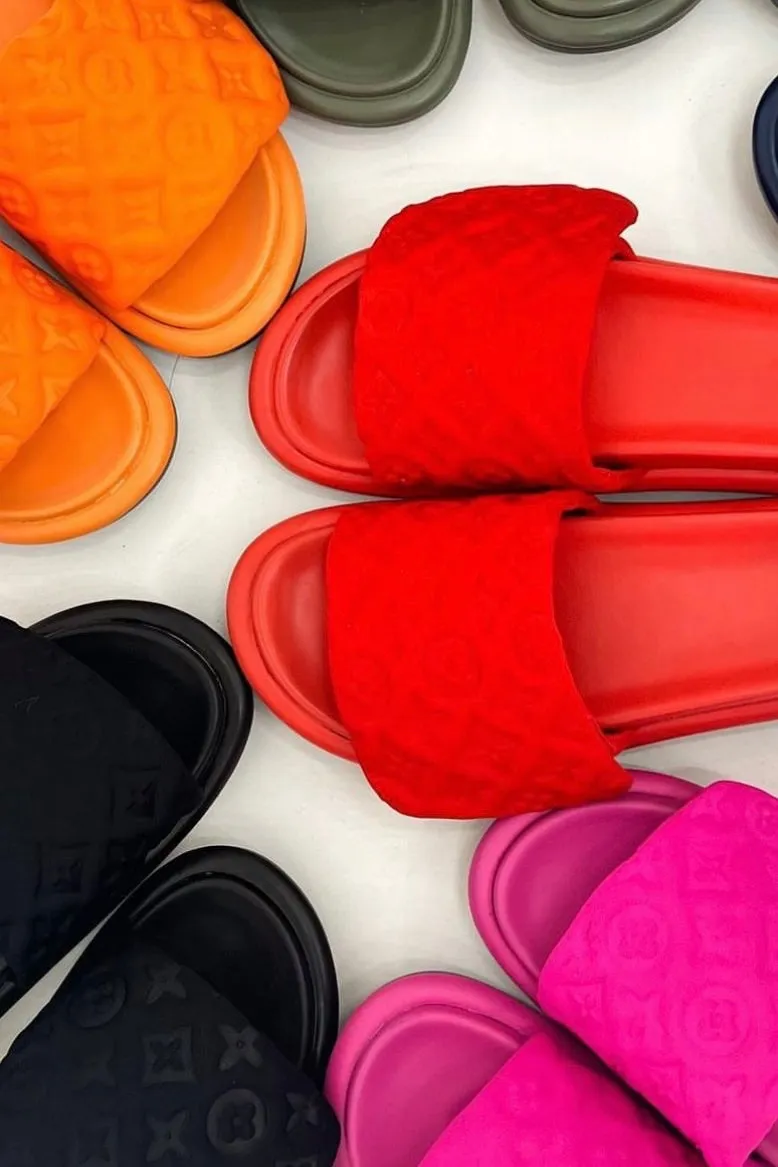 FINAL SALE!! The Newport Slide Sandal w/ Velcro in 2 Colors sold by Glitzy Bella