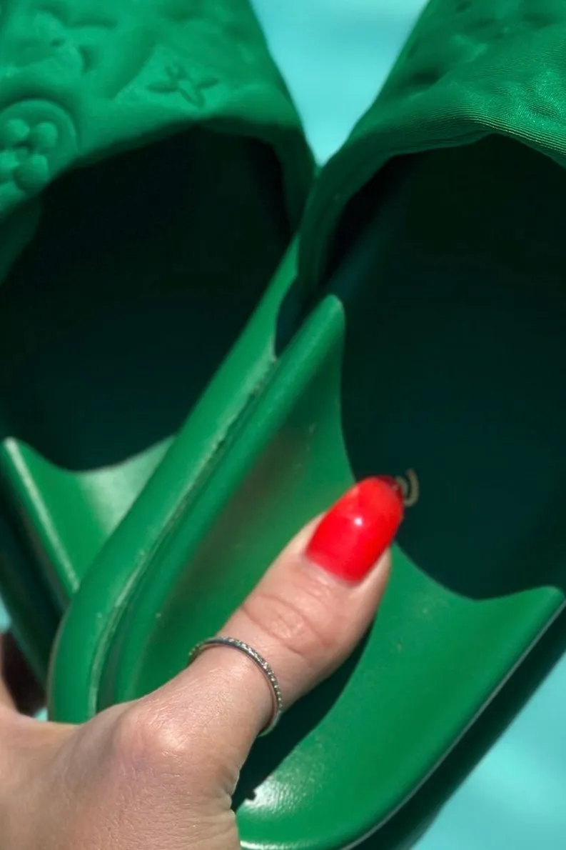 FINAL SALE!! The Newport Slide Sandal w/ Velcro in 2 Colors sold by Glitzy Bella product image thumbnail 3