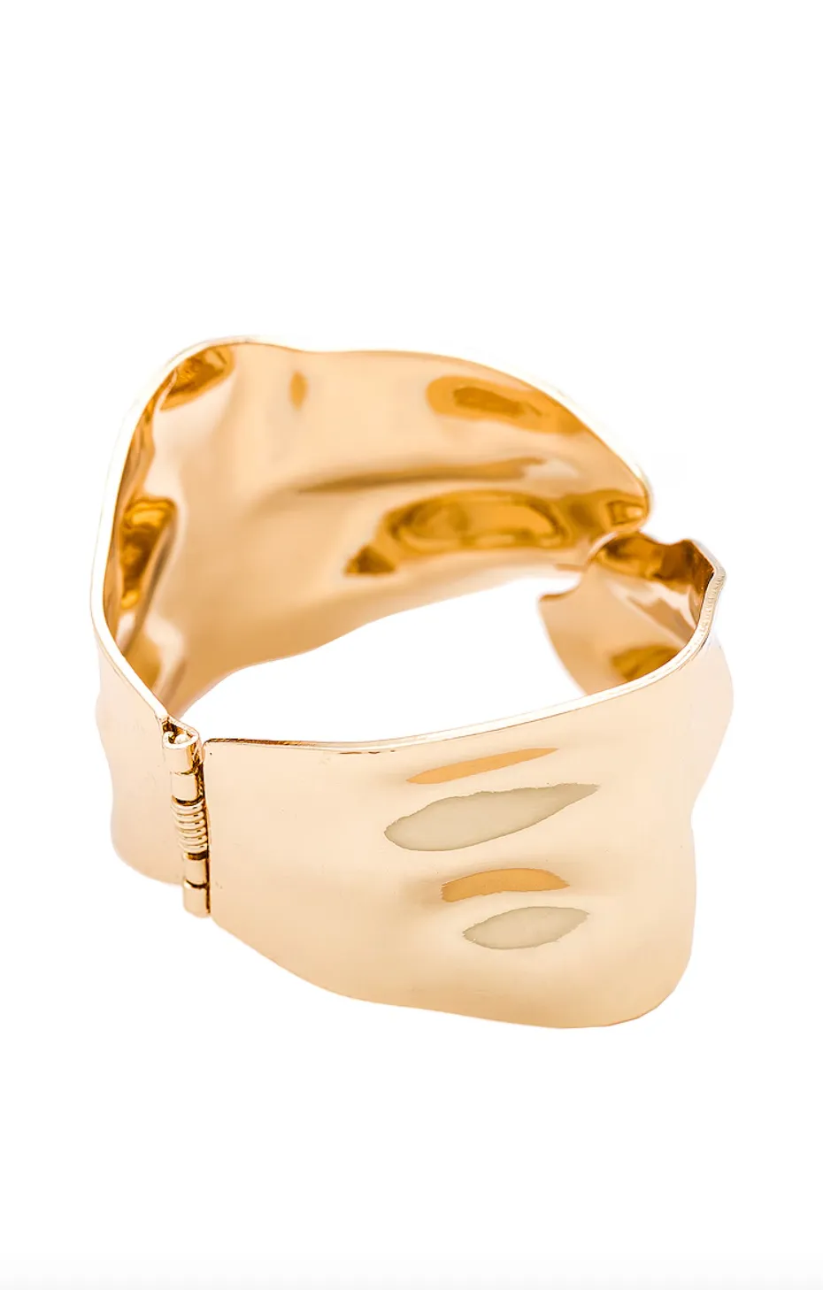 NEW!! Abstract Textured Cuff Bracelet in Gold sold by Glitzy Bella product image thumbnail 4