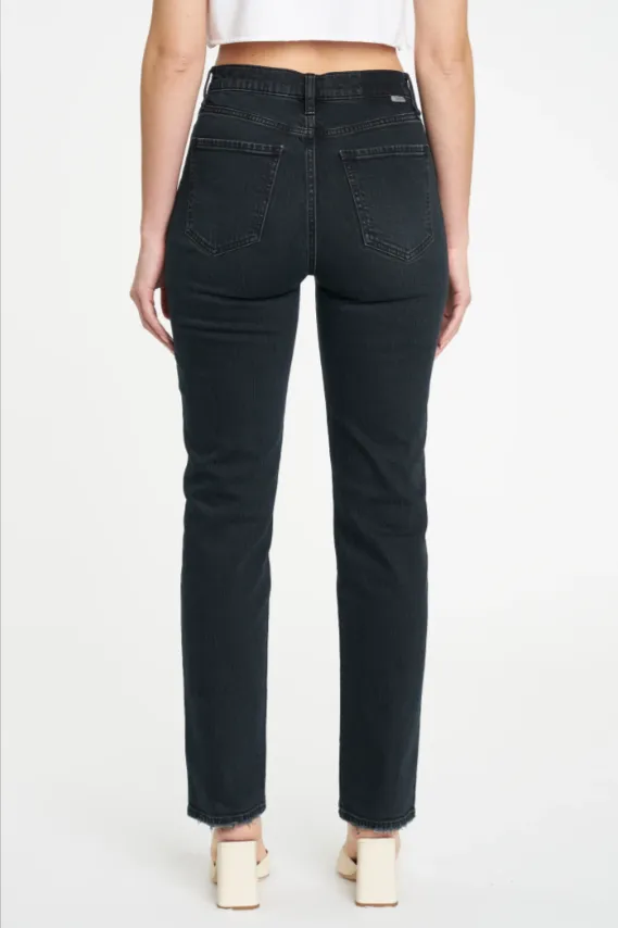 FINAL SALE!! Smarty Pants High Rise Slim Straight Jean in Inked sold by Glitzy Bella product image thumbnail 4