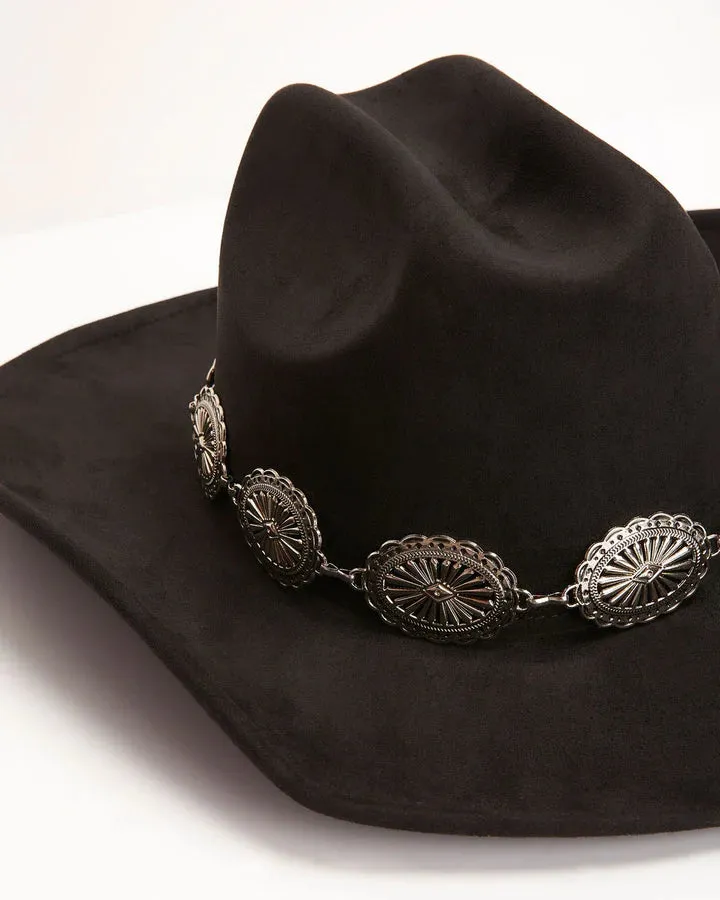 NEW!! The "McGraw" Cowboy Hat in Black sold by Glitzy Bella product image thumbnail 3