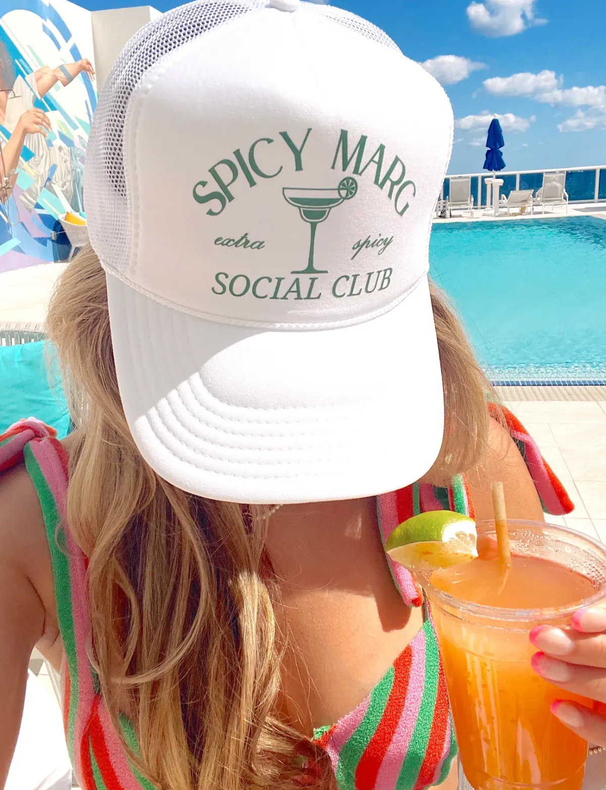 NEW!! Spicy Marg Trucker Hat sold by Glitzy Bella