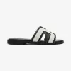 FINAL SALE!! The Paris Slide in Black Linen sold by Glitzy Bella