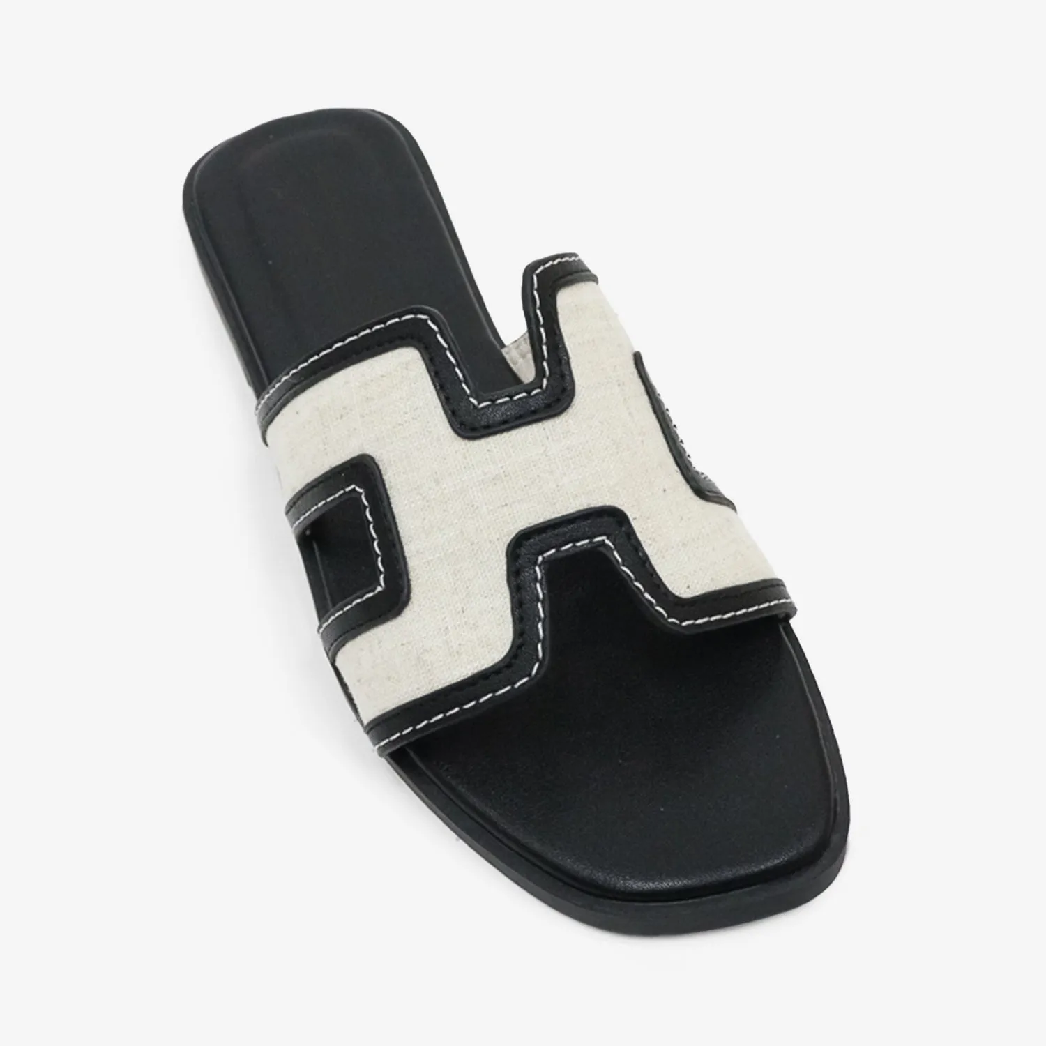 FINAL SALE!! The Paris Slide in Black Linen sold by Glitzy Bella product image thumbnail 2