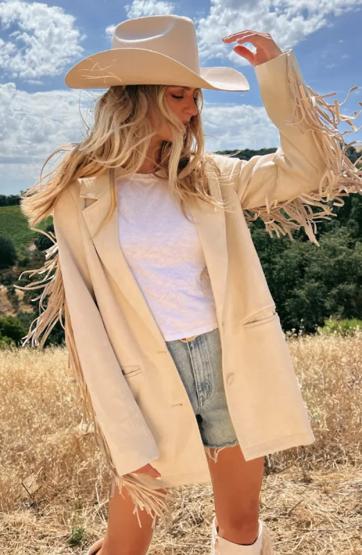 NEW!! Sierra Fringe Jacket by Show Me Your Mumu sold by Glitzy Bella