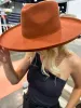 FINAL SALE!! The Beverly Wool Panama in Rust sold by Glitzy Bella