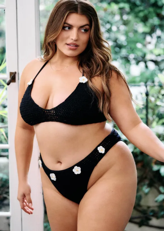 La Paz Bottom - Black Daisy sold by JMP The Label