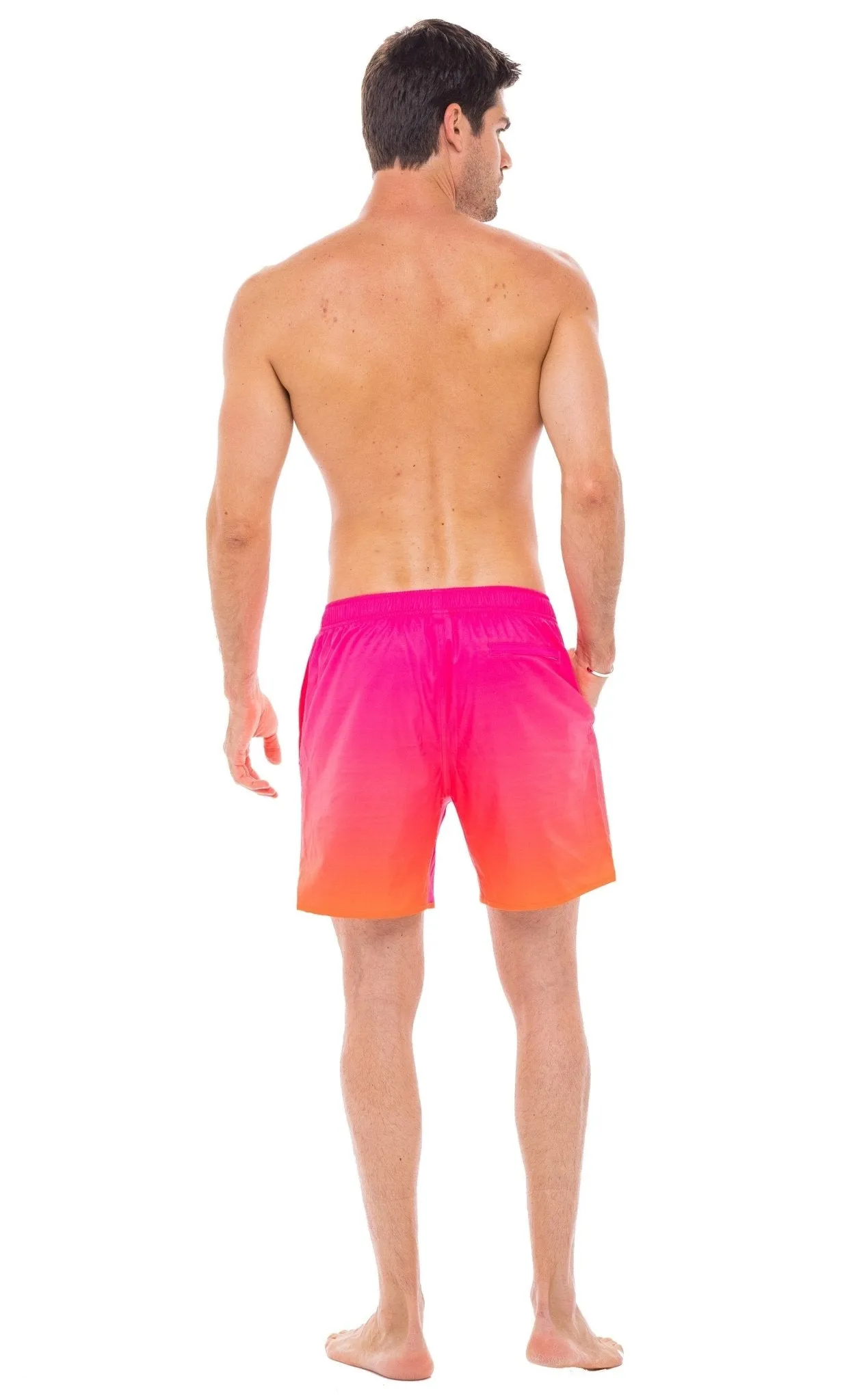 Indio Men's Swim Trunk - Heatwave Coral Ombre sold by JMP The Label product image thumbnail 3