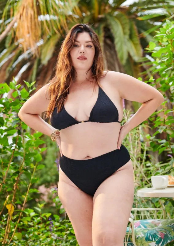 Monterey Bottom - Noir Black Paisley sold by JMP The Label