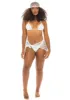 Antigua Head Scarf - Pearl White sold by JMP The Label