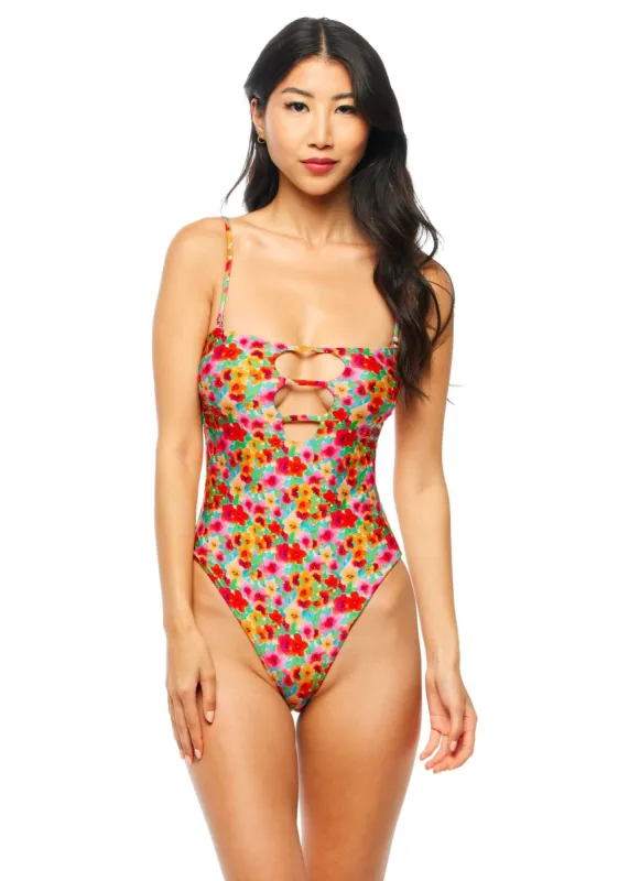Vegas Out One Piece - Secret Garden Print sold by JMP The Label
