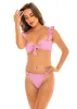 Savannah Off The Shoulder Ruffle Bikini Top - Blushing Pink sold by JMP The Label