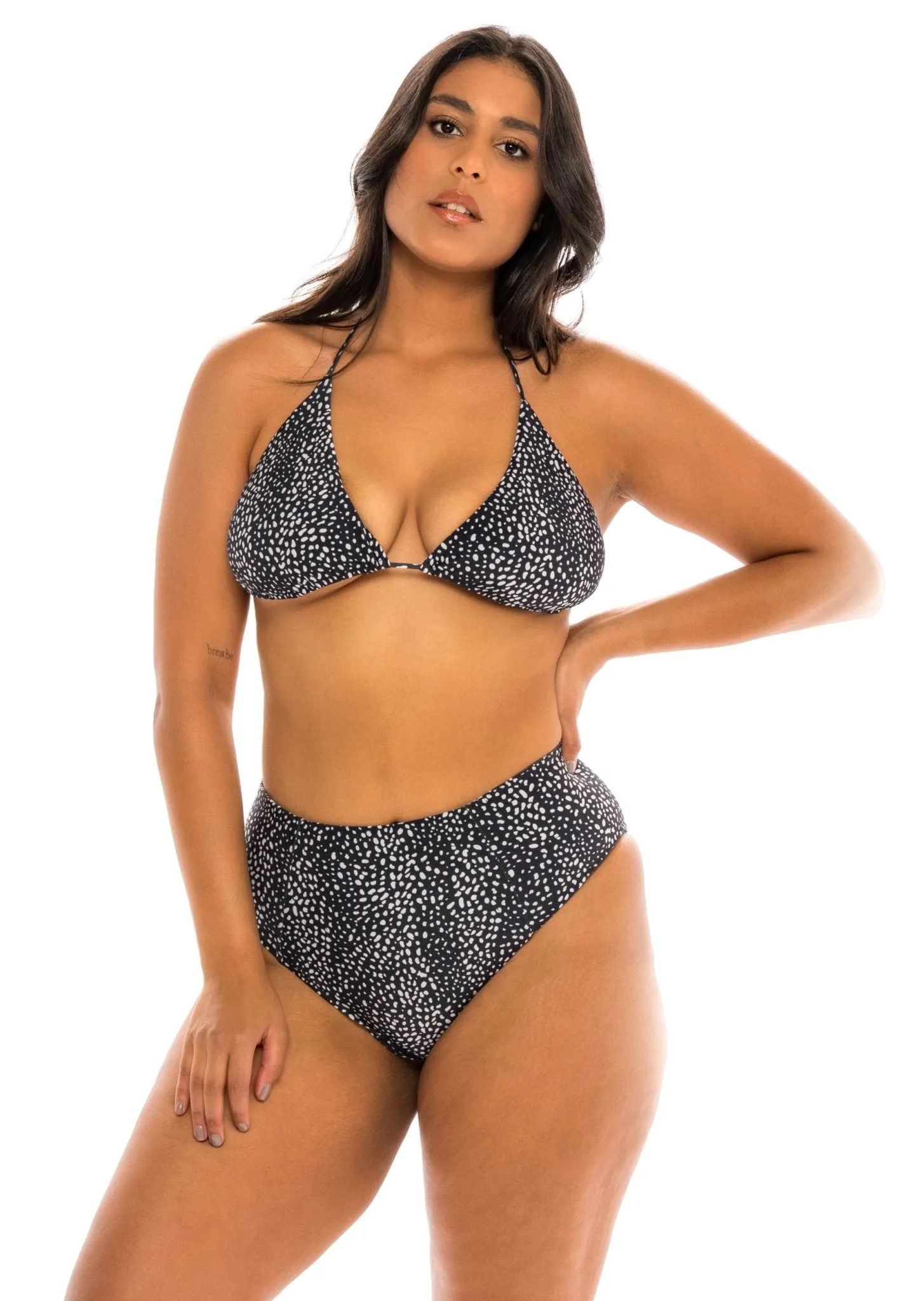 Laguna High Waist Bikini Bottom - Untamed Print sold by JMP The Label product image thumbnail 5