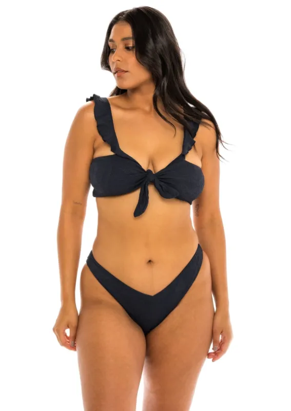 Rio Bottom - Noir Black Paisley sold by JMP The Label