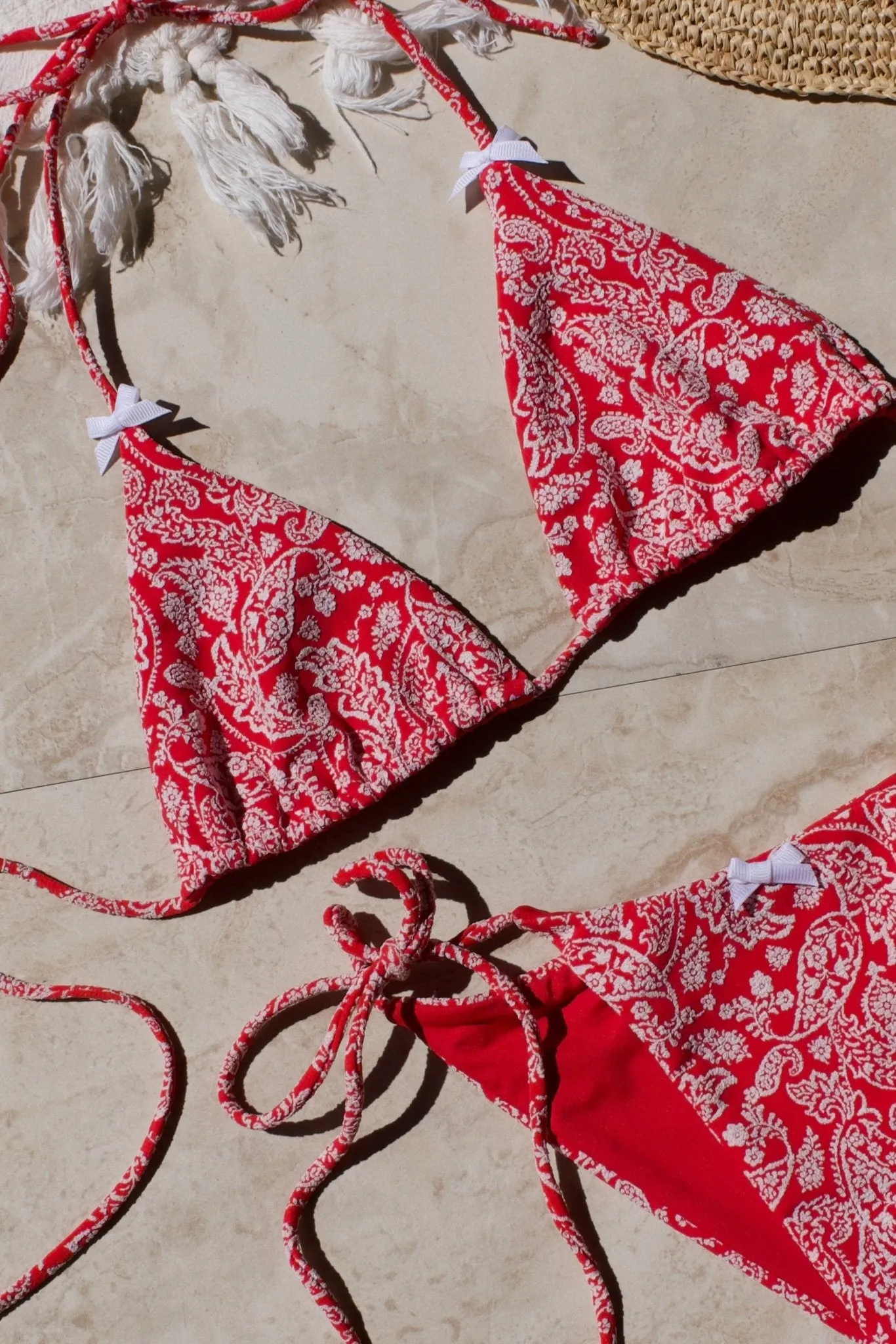 Lido Top - Red Paisley sold by JMP The Label product image thumbnail 2