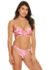 Malibu High Leg Cheeky Bikini Bottom - Retrowave Print sold by JMP The Label