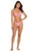 Malibu High Leg Cheeky Bikini Bottom - Retrowave Print sold by JMP The Label