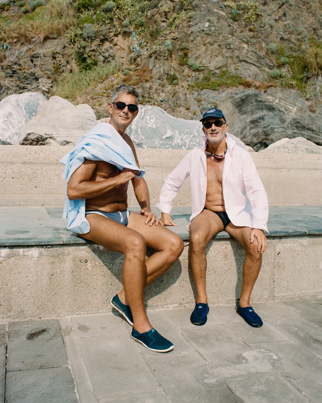 Classic Pink Linen-Blend Shirt sold by Le Alfre product image thumbnail 5