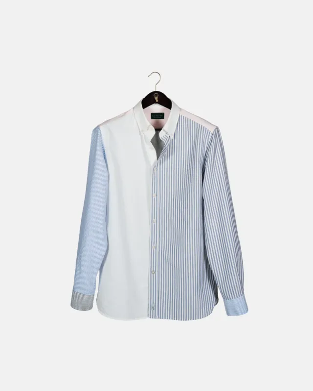 "Le Fun" Striped Oxford Shirt sold by Le Alfre