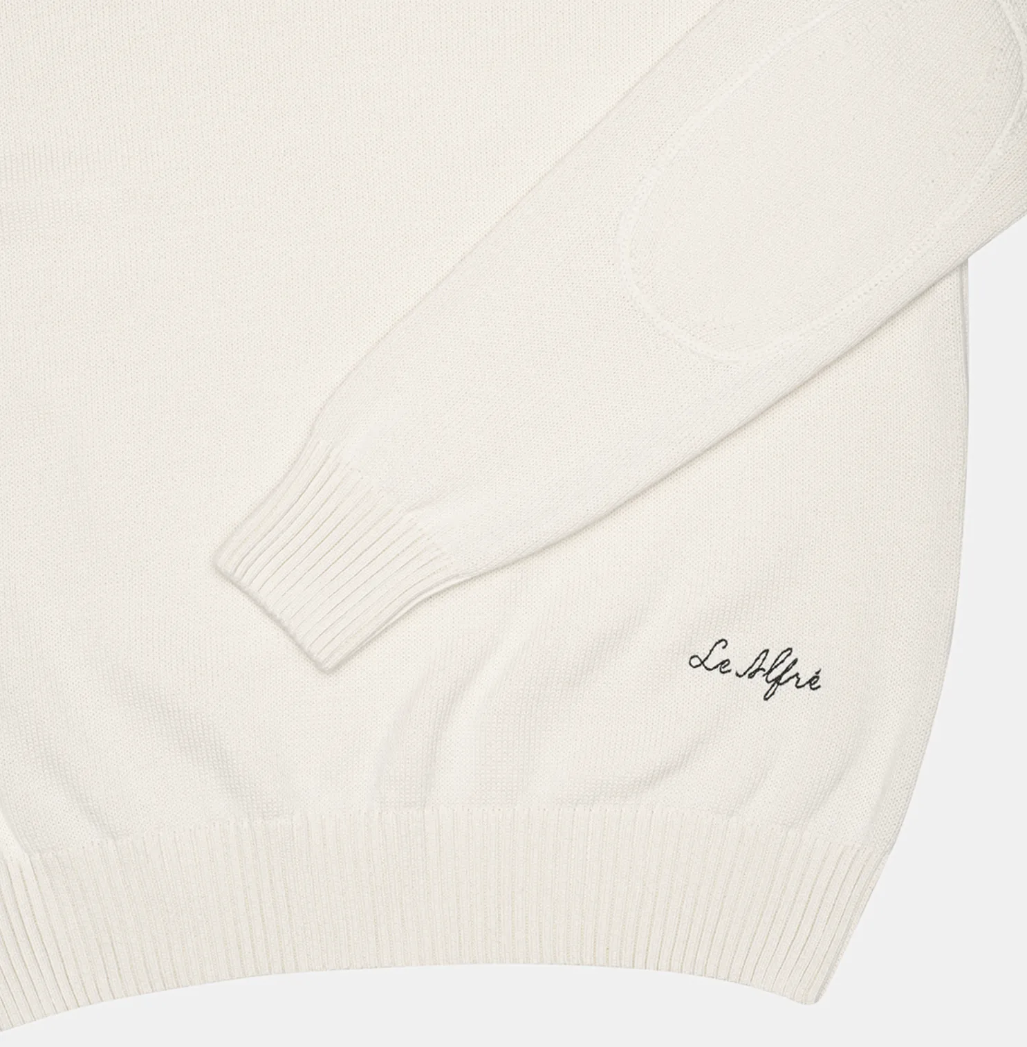 Cotton Crewneck Cream Sweater sold by Le Alfre product image thumbnail 3