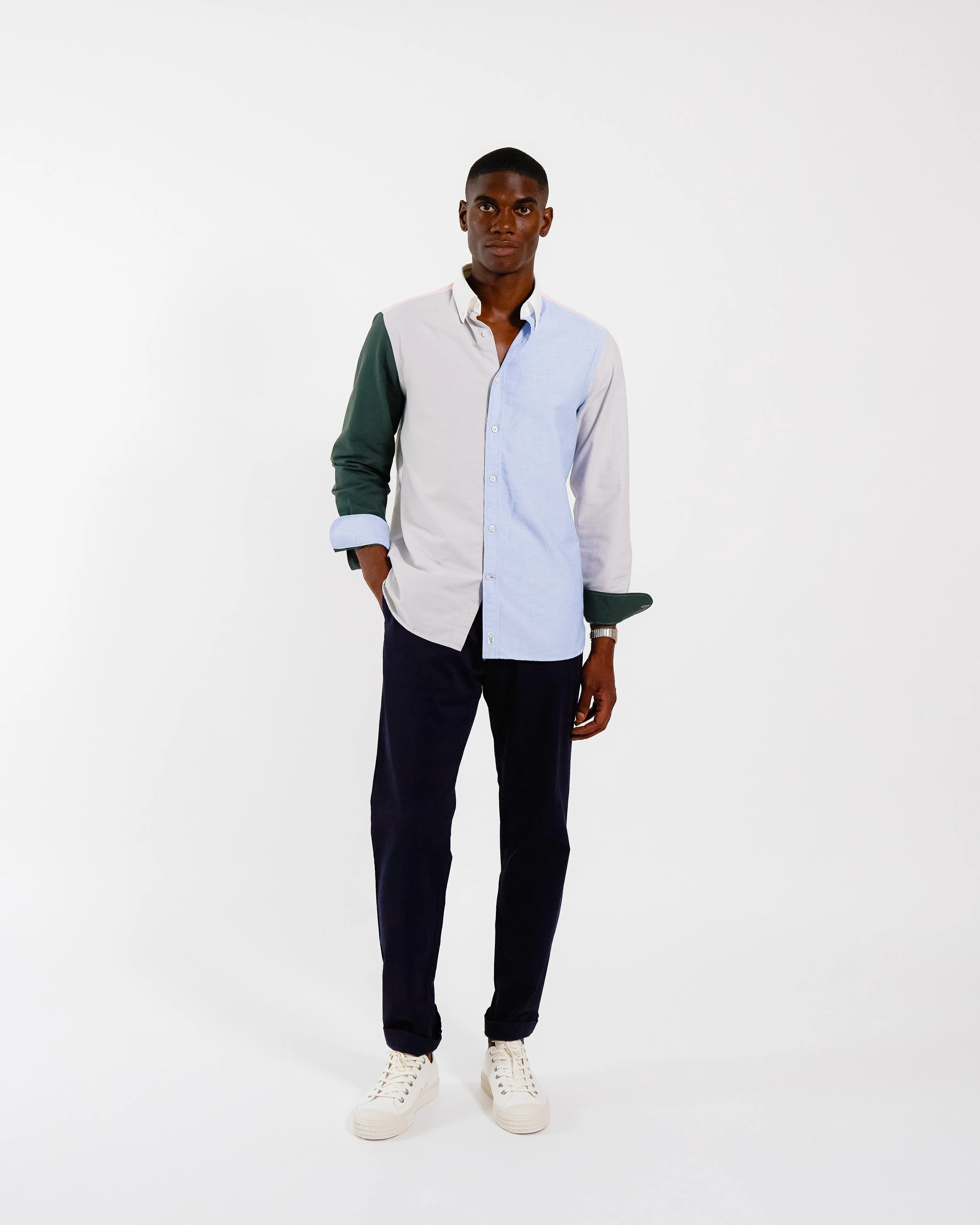 "Le Fun" Oxford Shirt sold by Le Alfre product image thumbnail 3