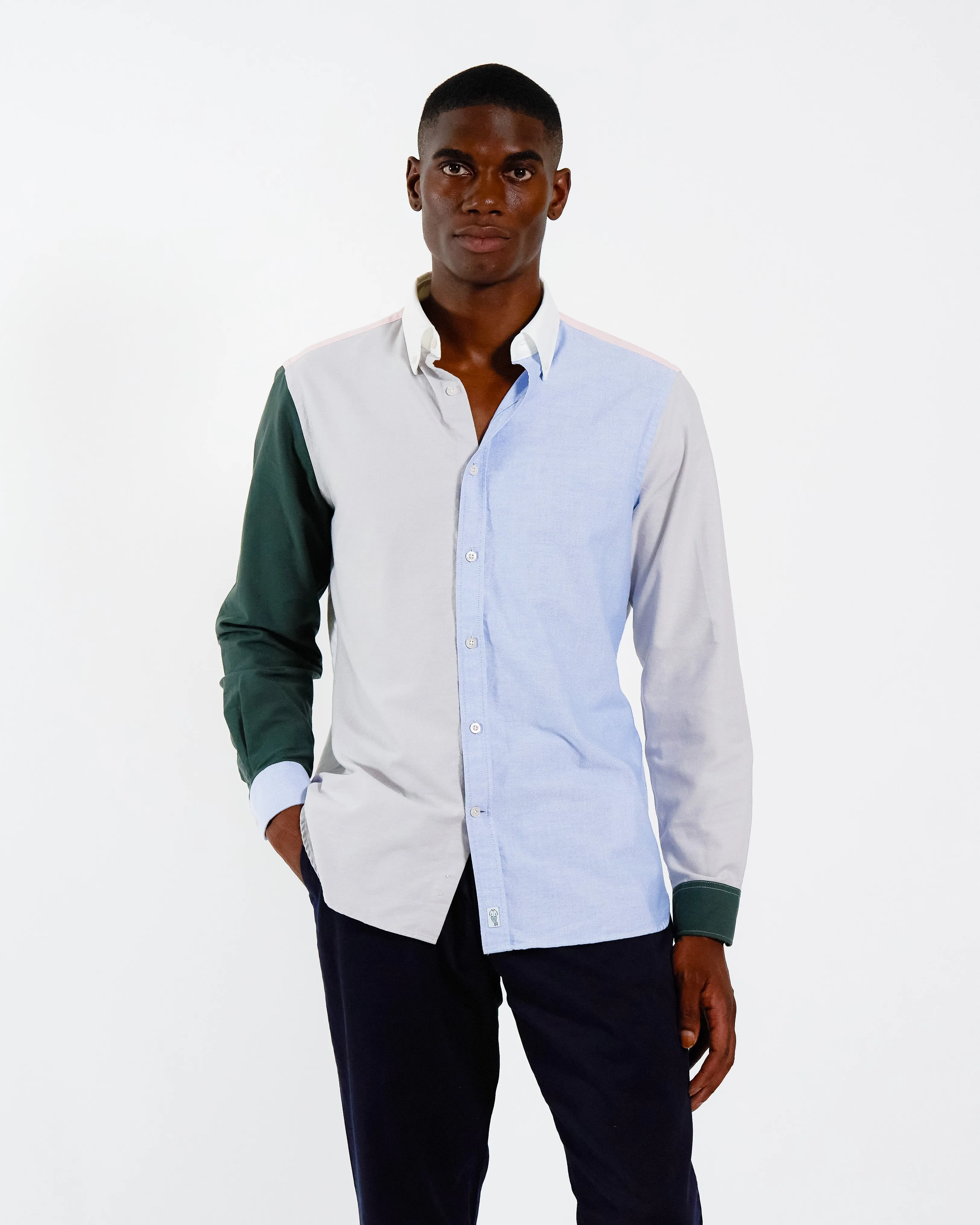 "Le Fun" Oxford Shirt sold by Le Alfre product image thumbnail 5