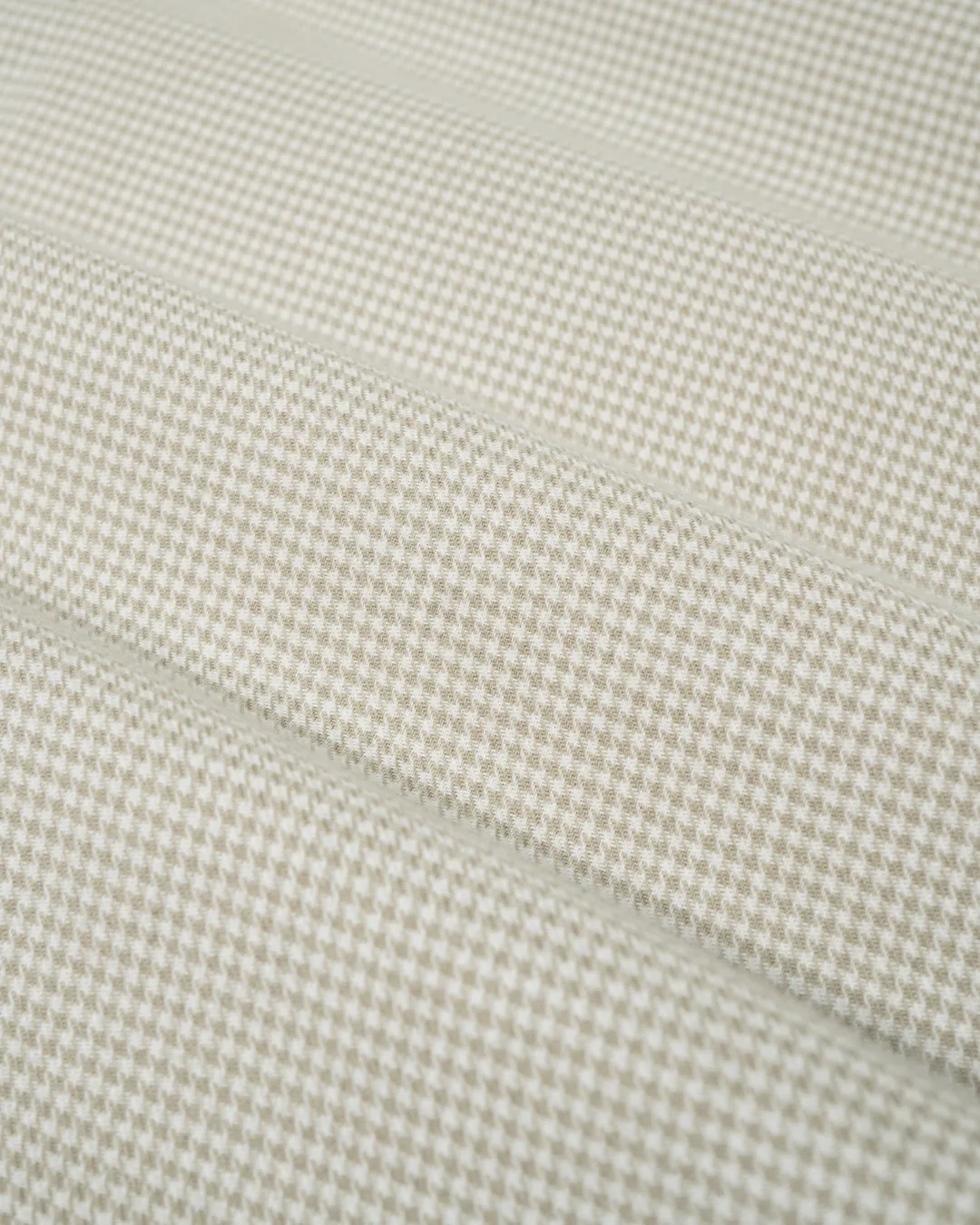 Brushed Cotton Cream Houndstooth Shirt sold by Le Alfre product image thumbnail 5
