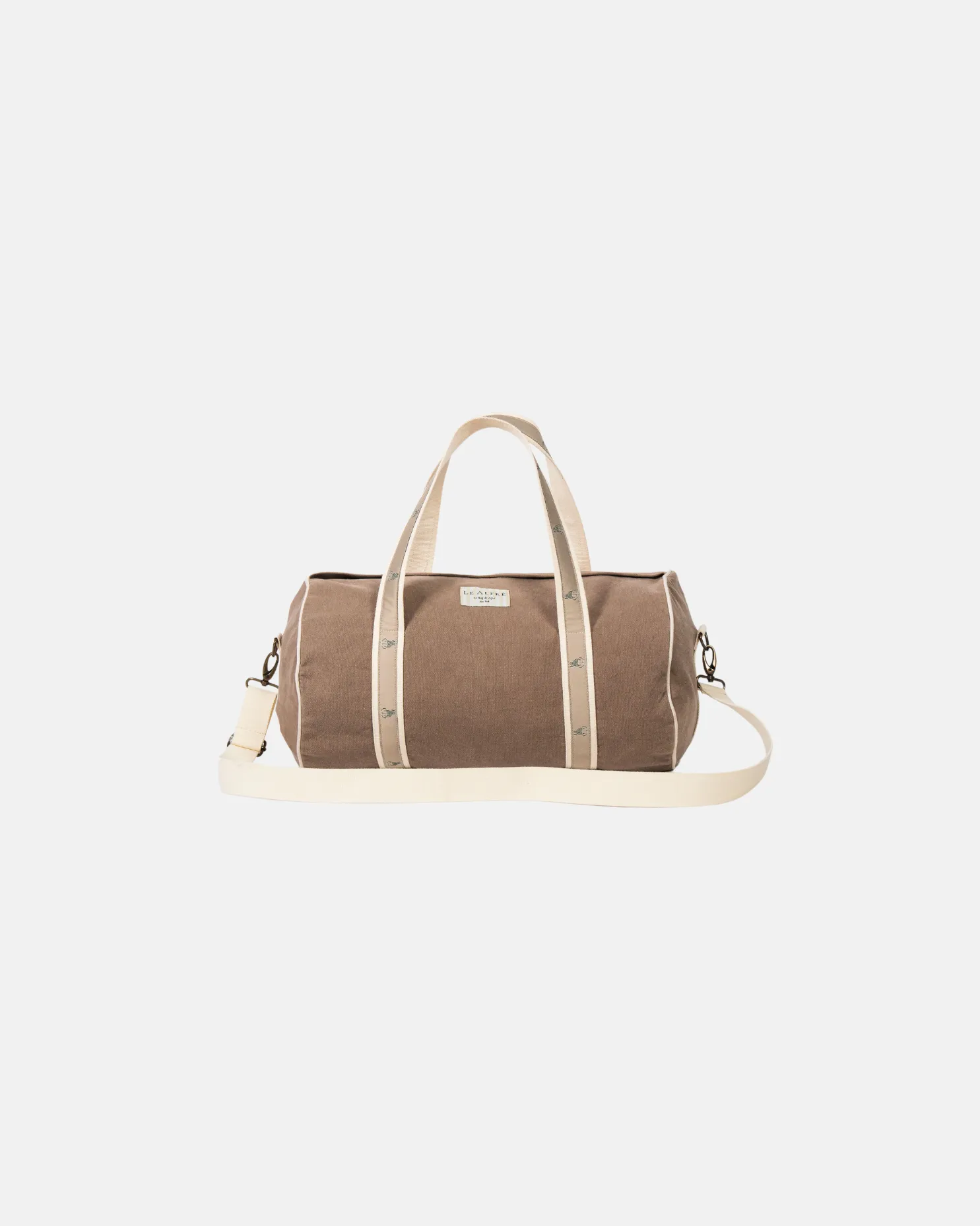 Le Alfré Beige Duffle Bag sold by Le Alfre