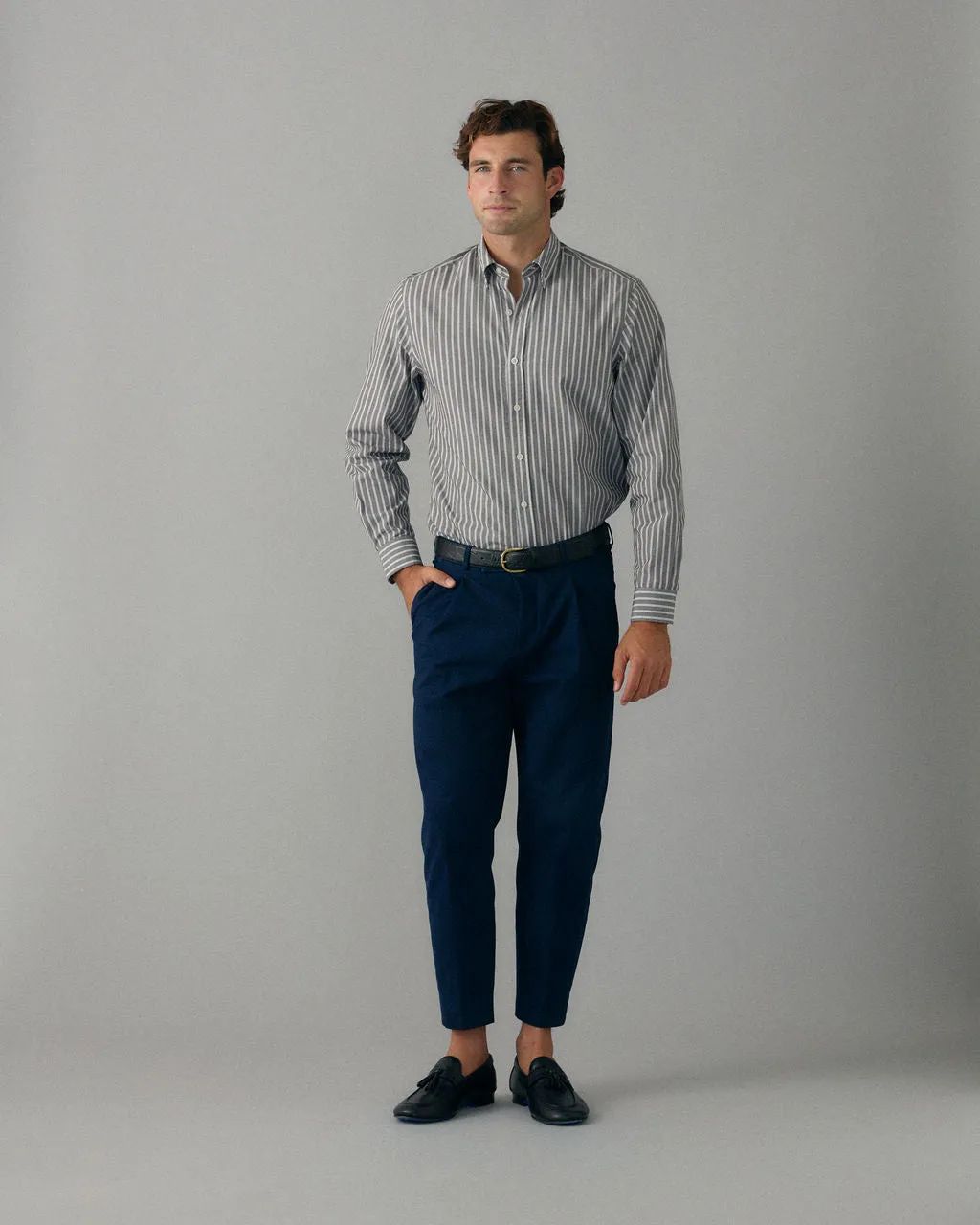 Retro Black Stripe Shirt sold by Le Alfre product image thumbnail 3