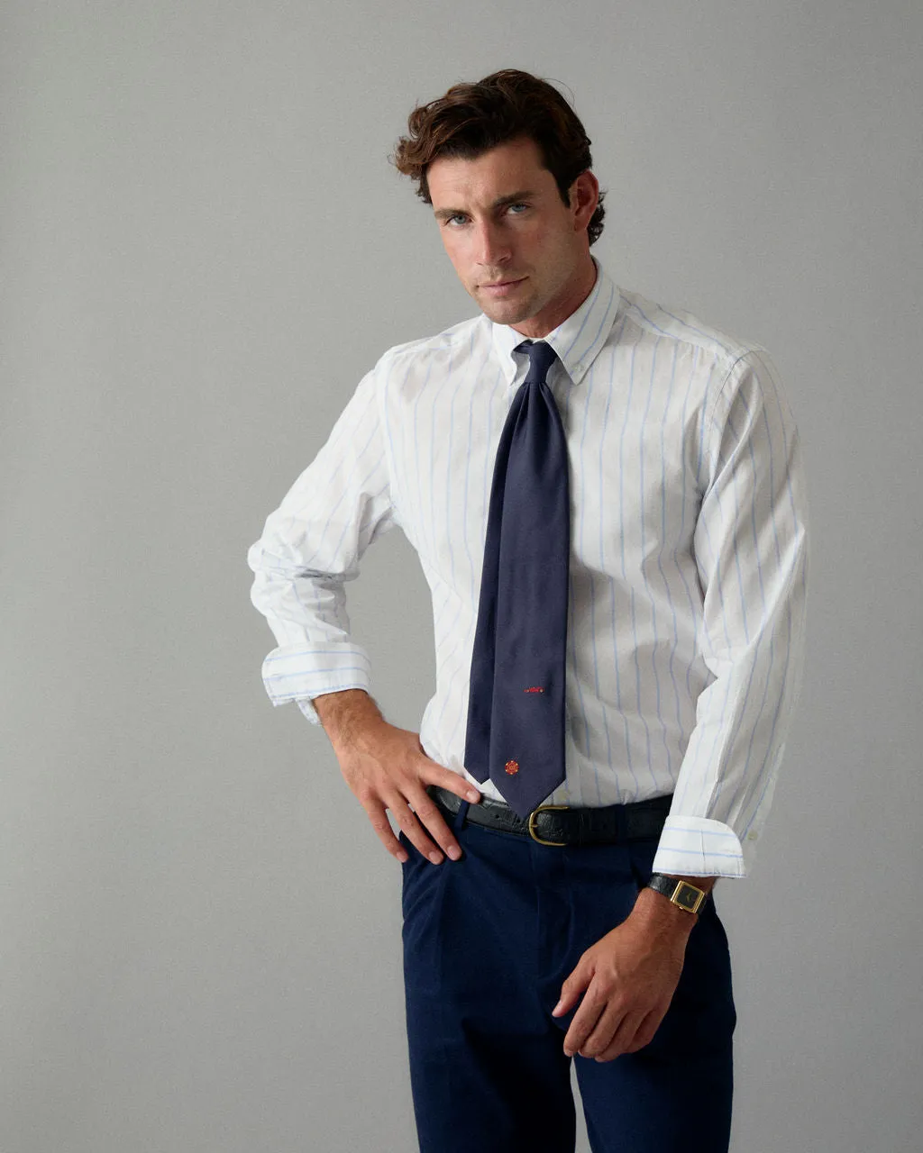 "Monaco" Italian Silk Tie sold by Le Alfre product image thumbnail 4
