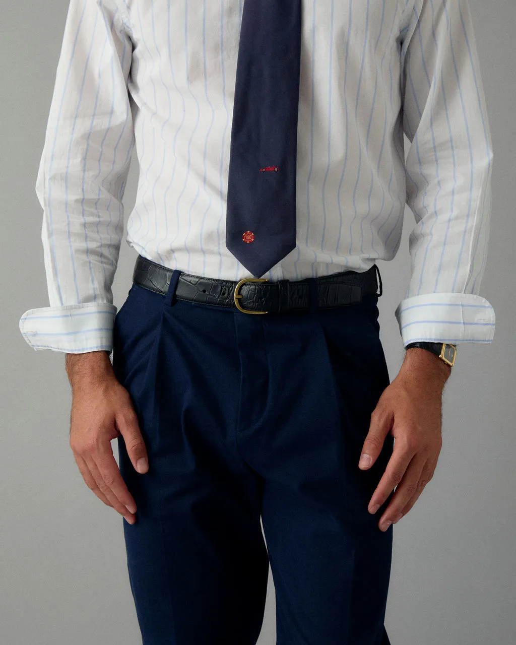 "Monaco" Italian Silk Tie sold by Le Alfre product image thumbnail 3