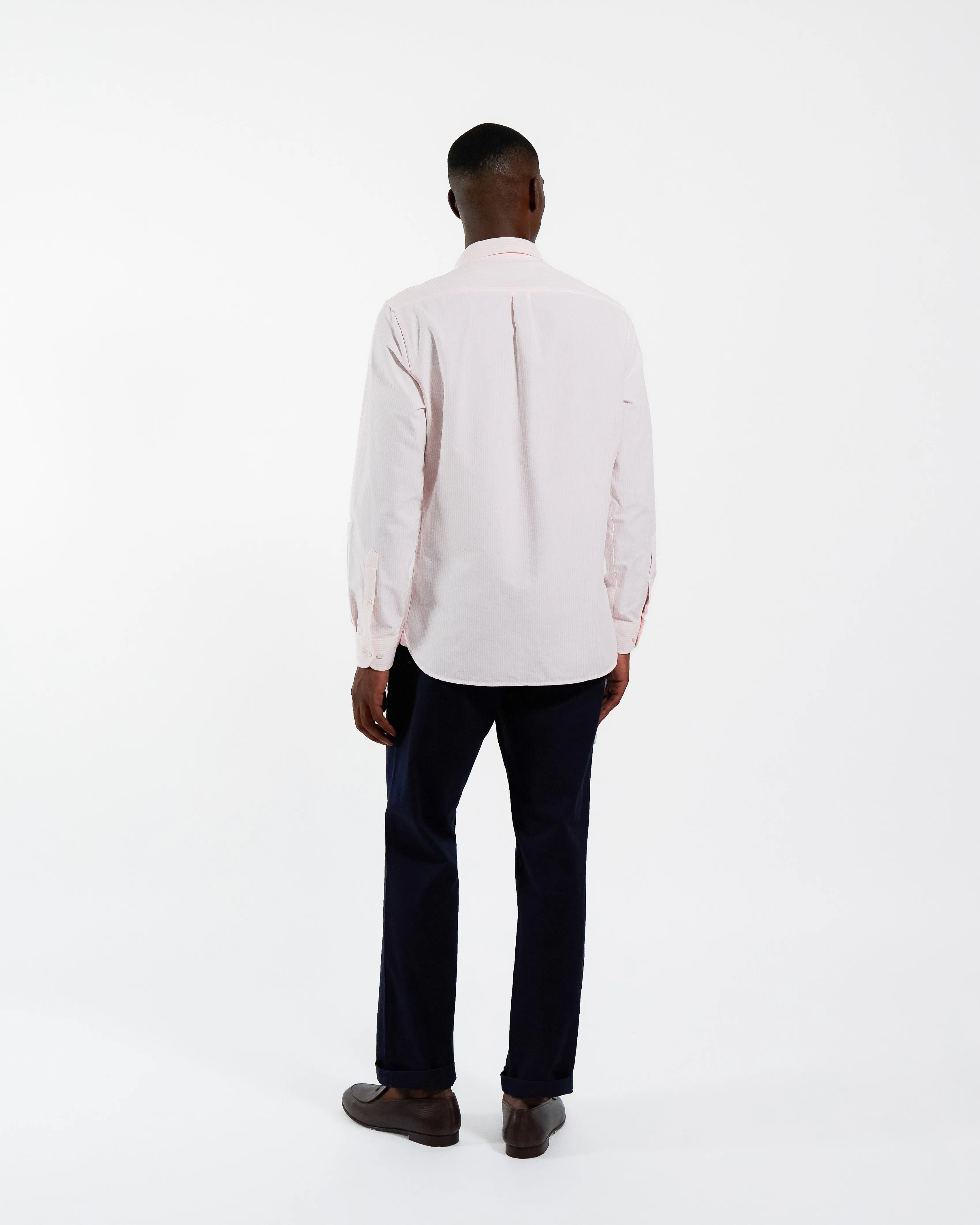 'Le Stripe' Pink Oxford Shirt sold by Le Alfre product image thumbnail 5