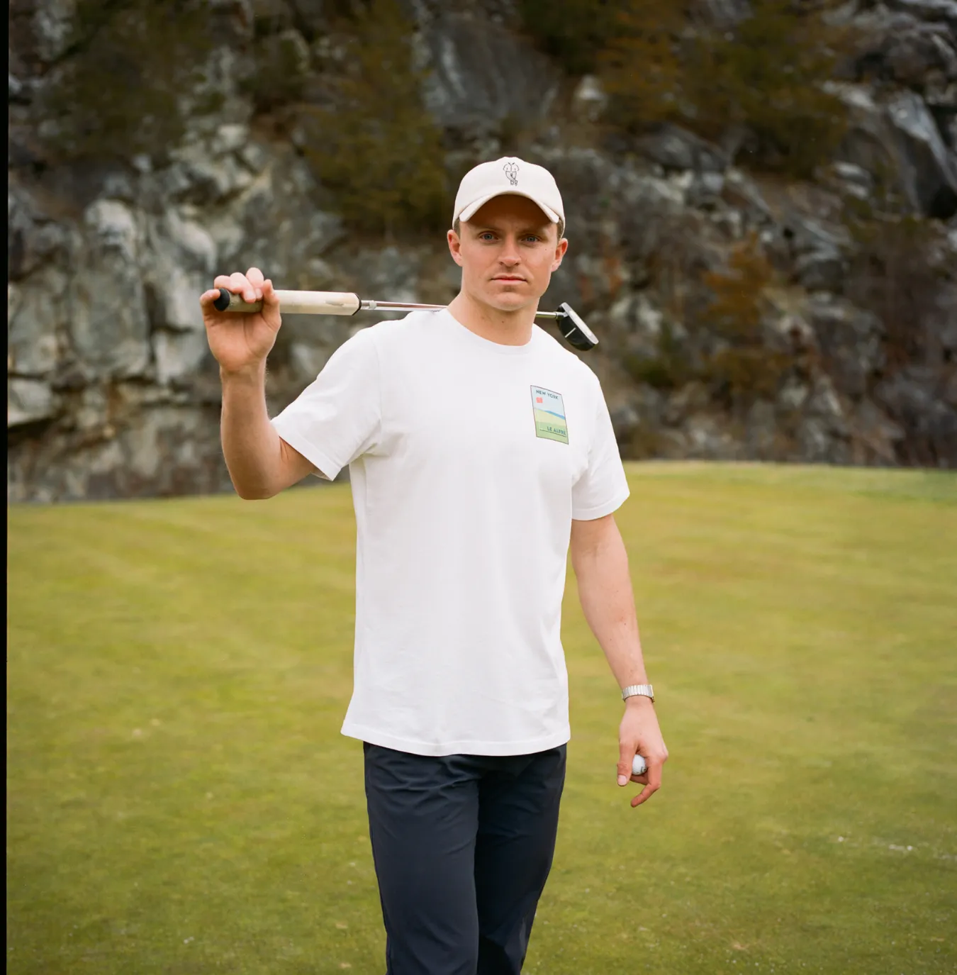 Vintage Golf Print Limited Edition Graphic Tee (SS24) sold by Le Alfre product image thumbnail 5